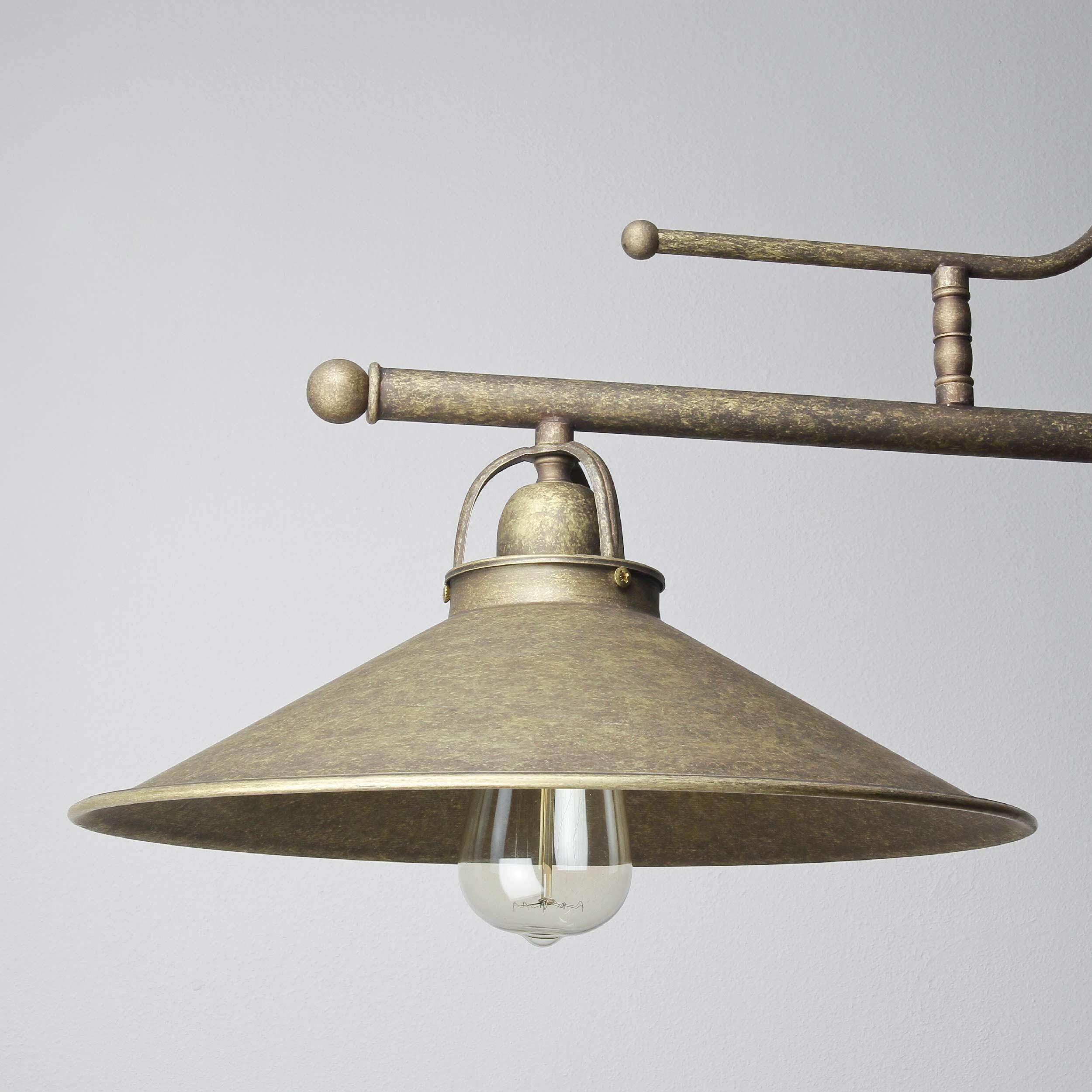 Rustikale Hängeleuchte Country Bronze Antik Lampe, Leuchte, Deckenventilator, Gerät, Elektrisches Gerät