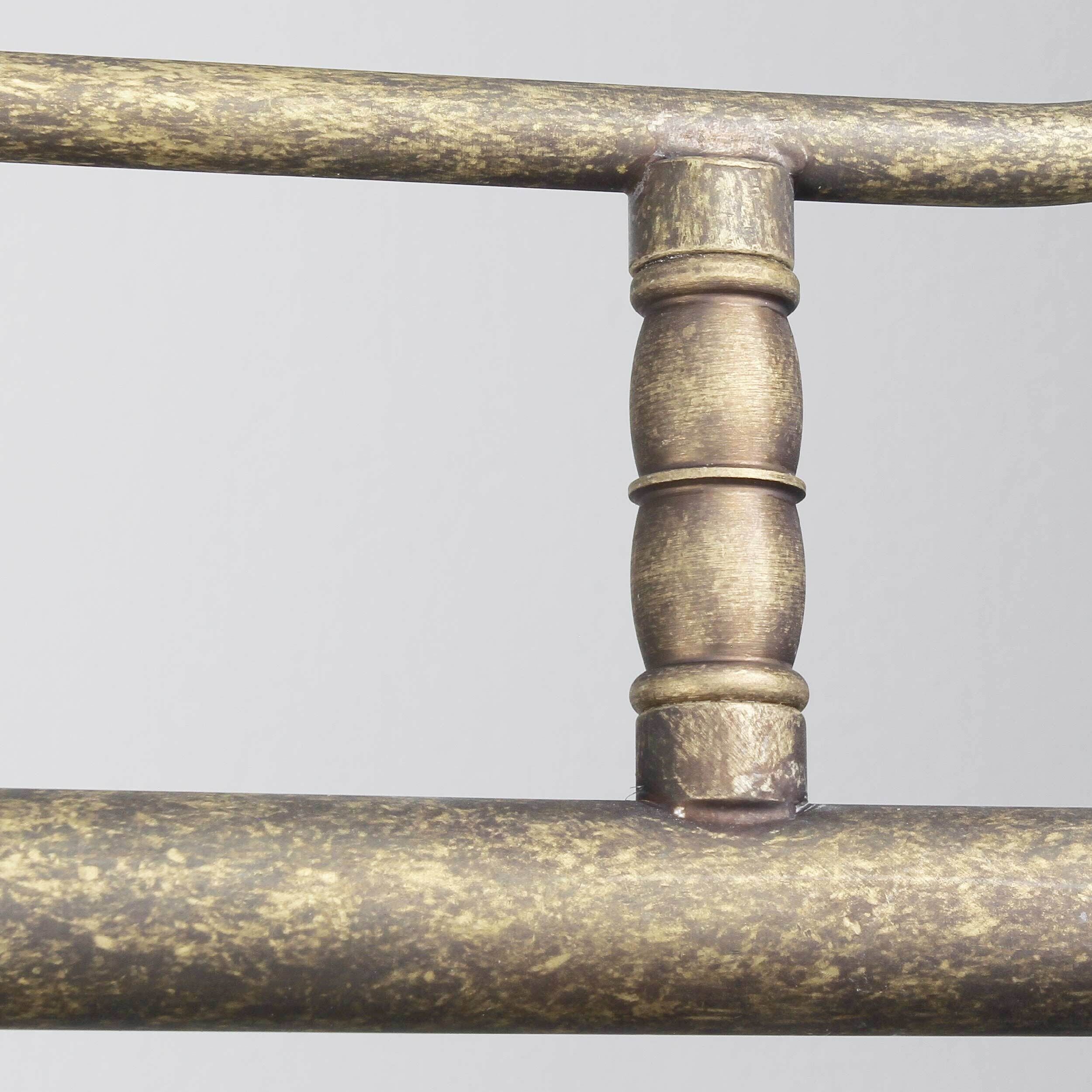 Rustikale Hängeleuchte Country Bronze Antik Handlauf, Geländer, Bronze