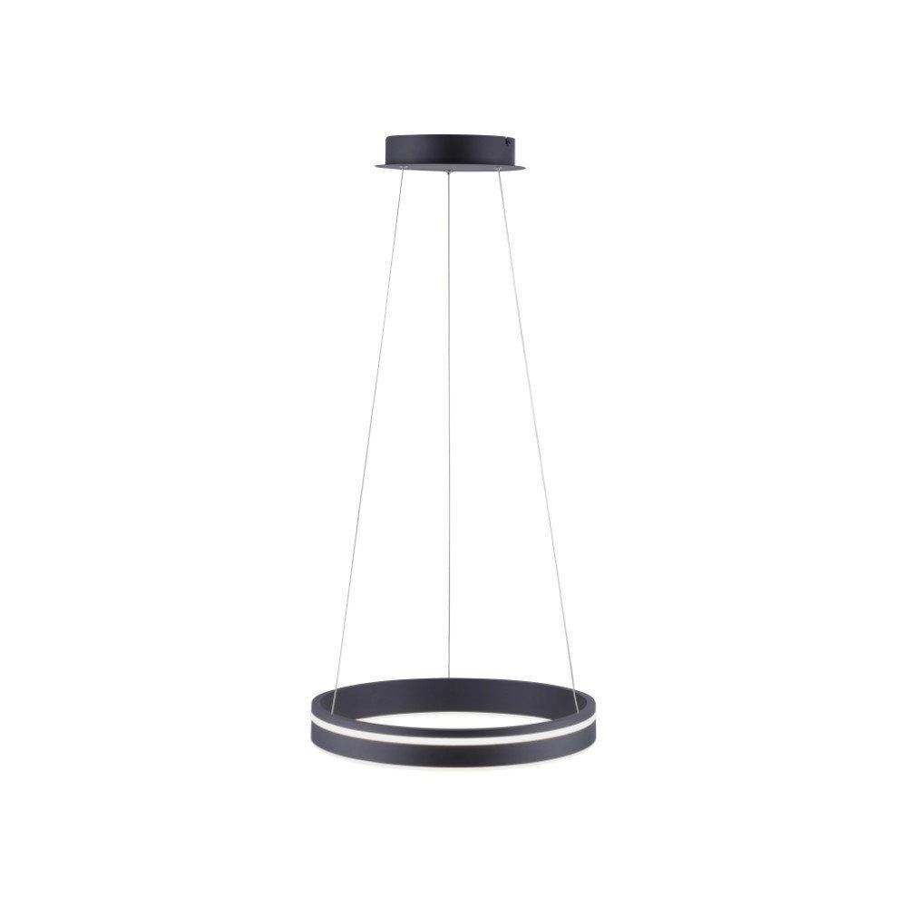 LED Hängelampe Anthrazit Ring dimmbar Fernbedienung