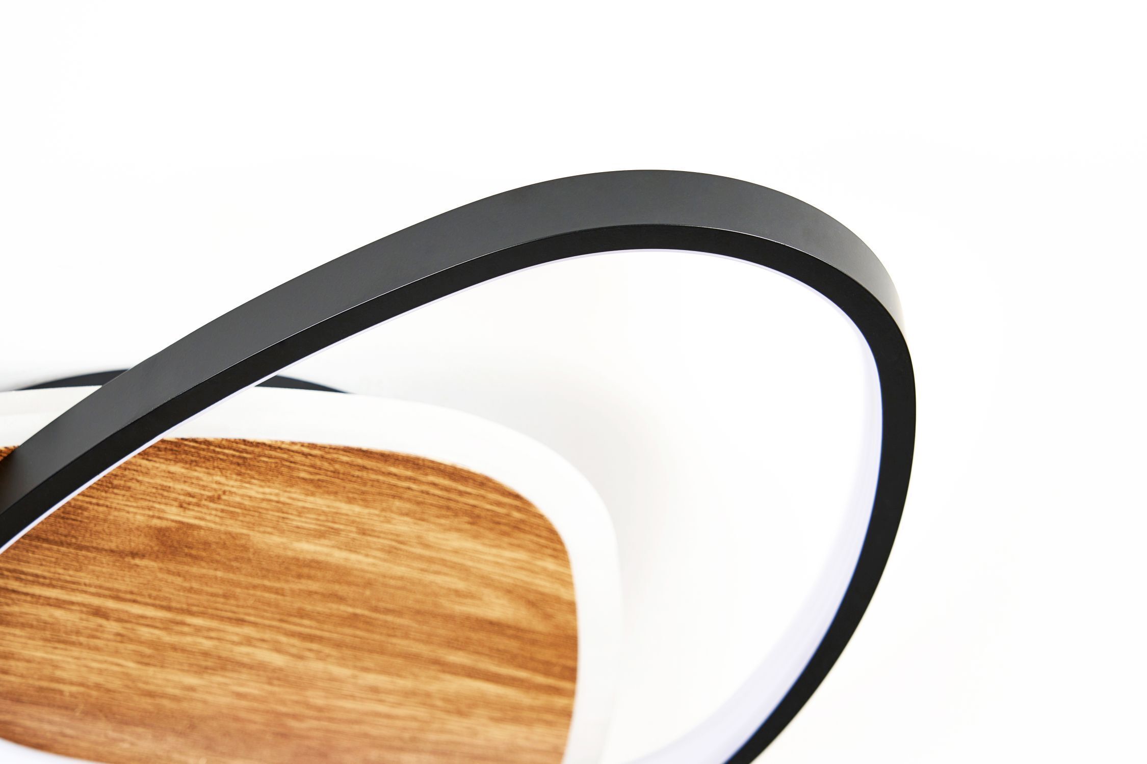 Dimmbare LED Deckenlampe Holz Aluminium L:45 cm 6500 K Holz, Kaffeetisch, Tabelle, Sperrholz, Innenarchitektur