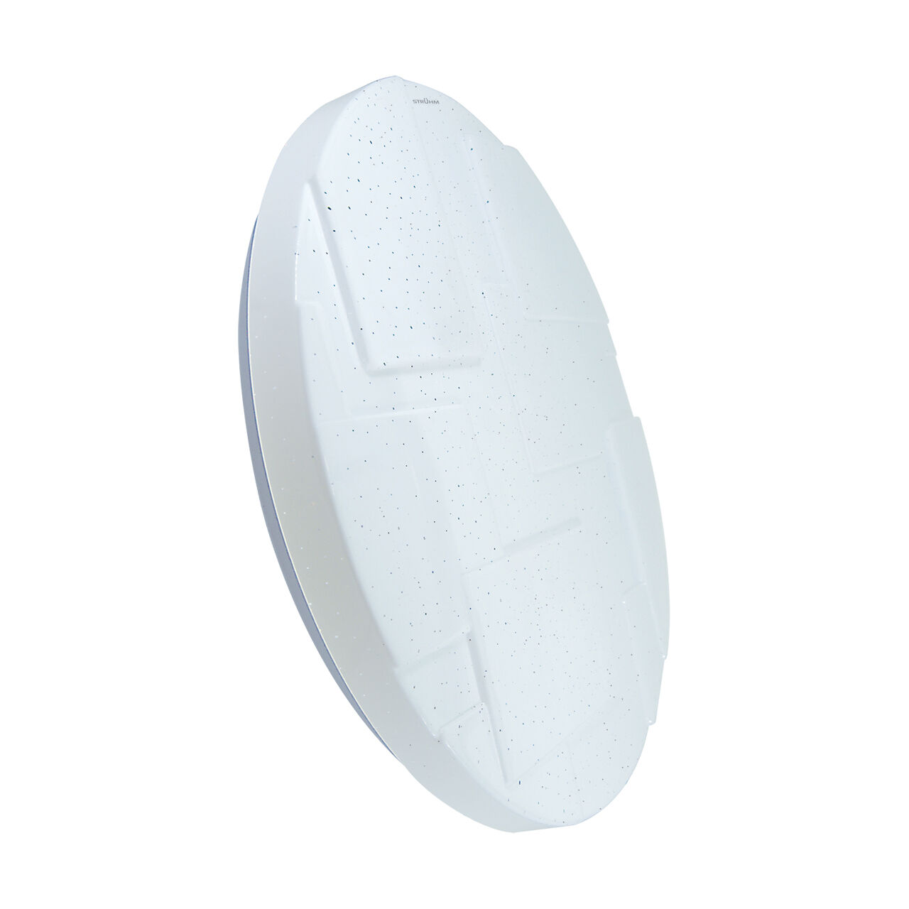 LED Deckenlampe mit Sternenhimmel IP44 D: 37 cm rund Weiß