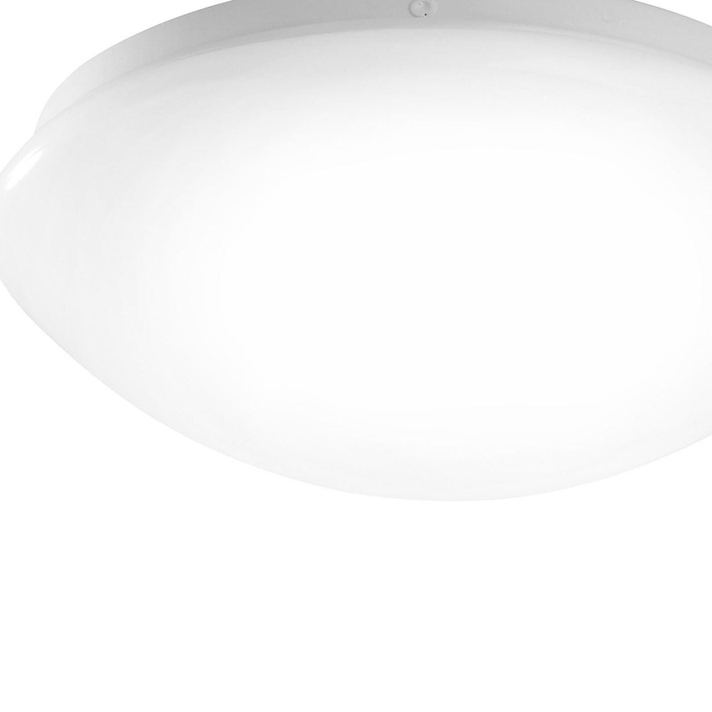 Blendarme LED Deckenlampe Weiß Ø24,5 cm rund 3000 K Deckenleuchte, Leuchte
