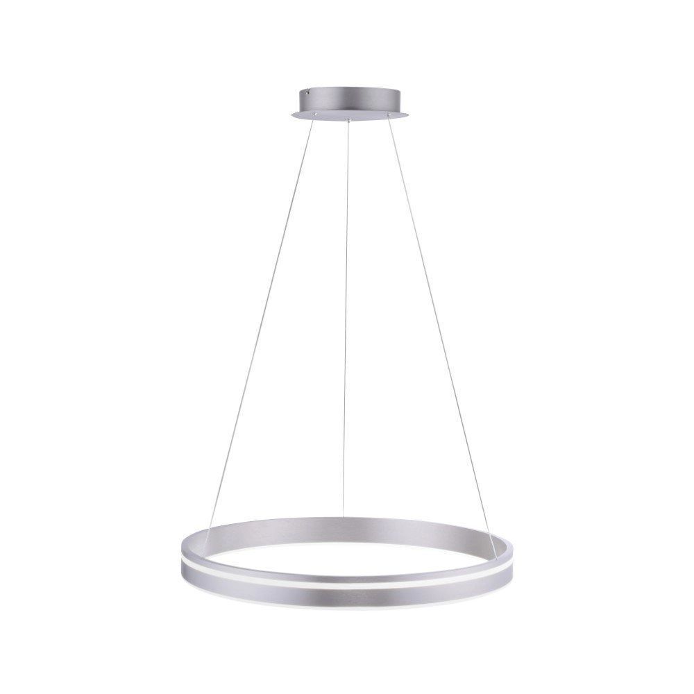 LED Hängelampe Ring Ø59 cm 4550 lm dimmbar in Stahl