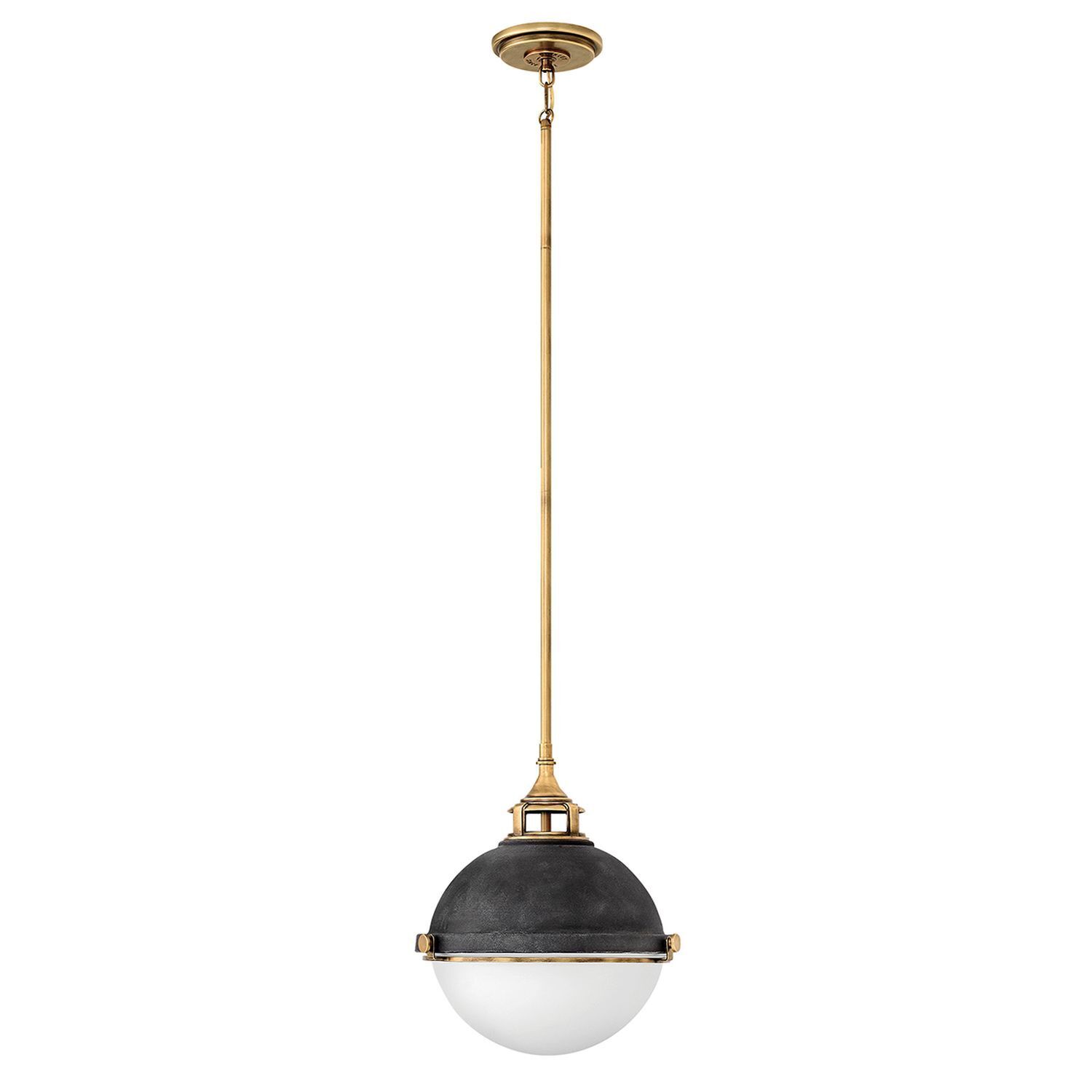 Hängelampe Metall Glas E27 Ø 33,9 cm H: max. 126,2 cm