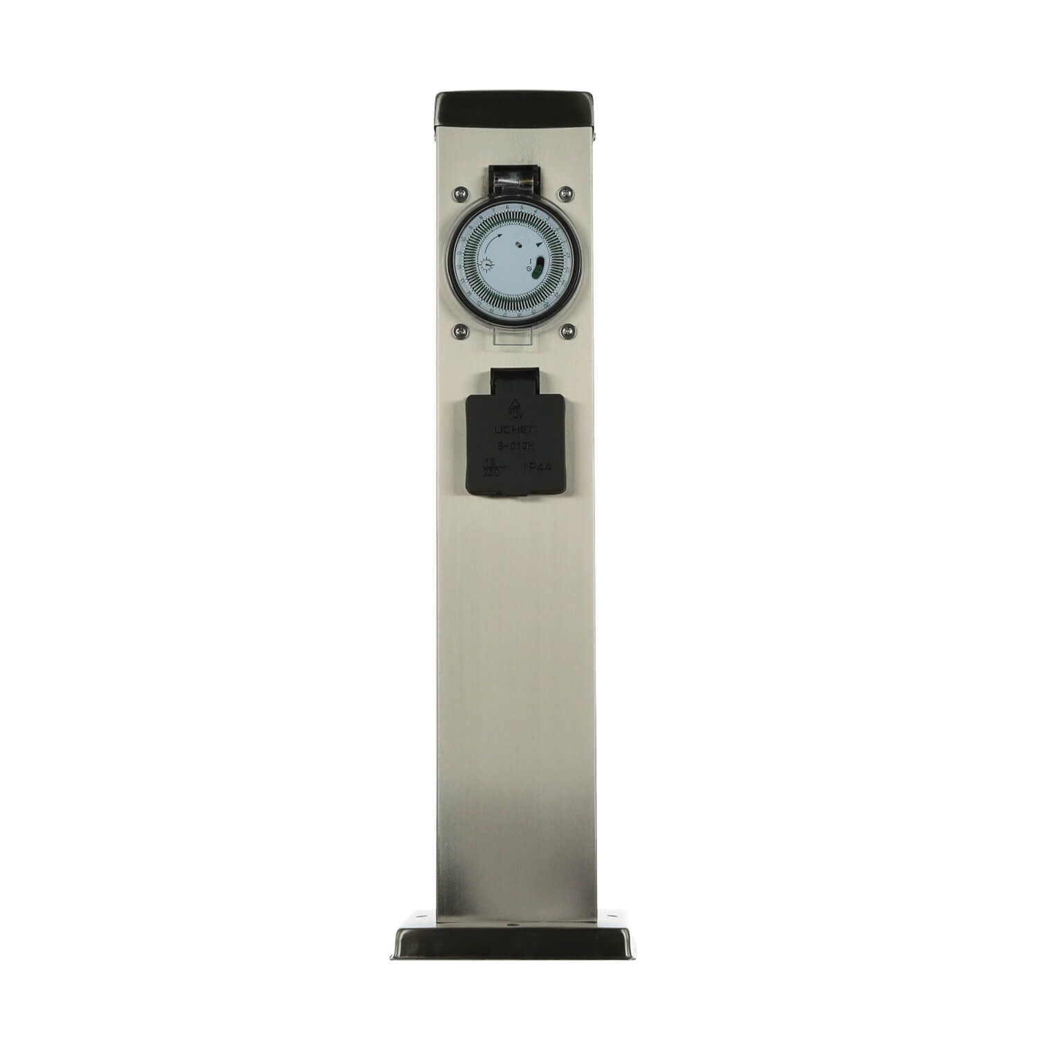 Timer, Edelstahl, Standfuß, Drehzahldial, Steckversorgung