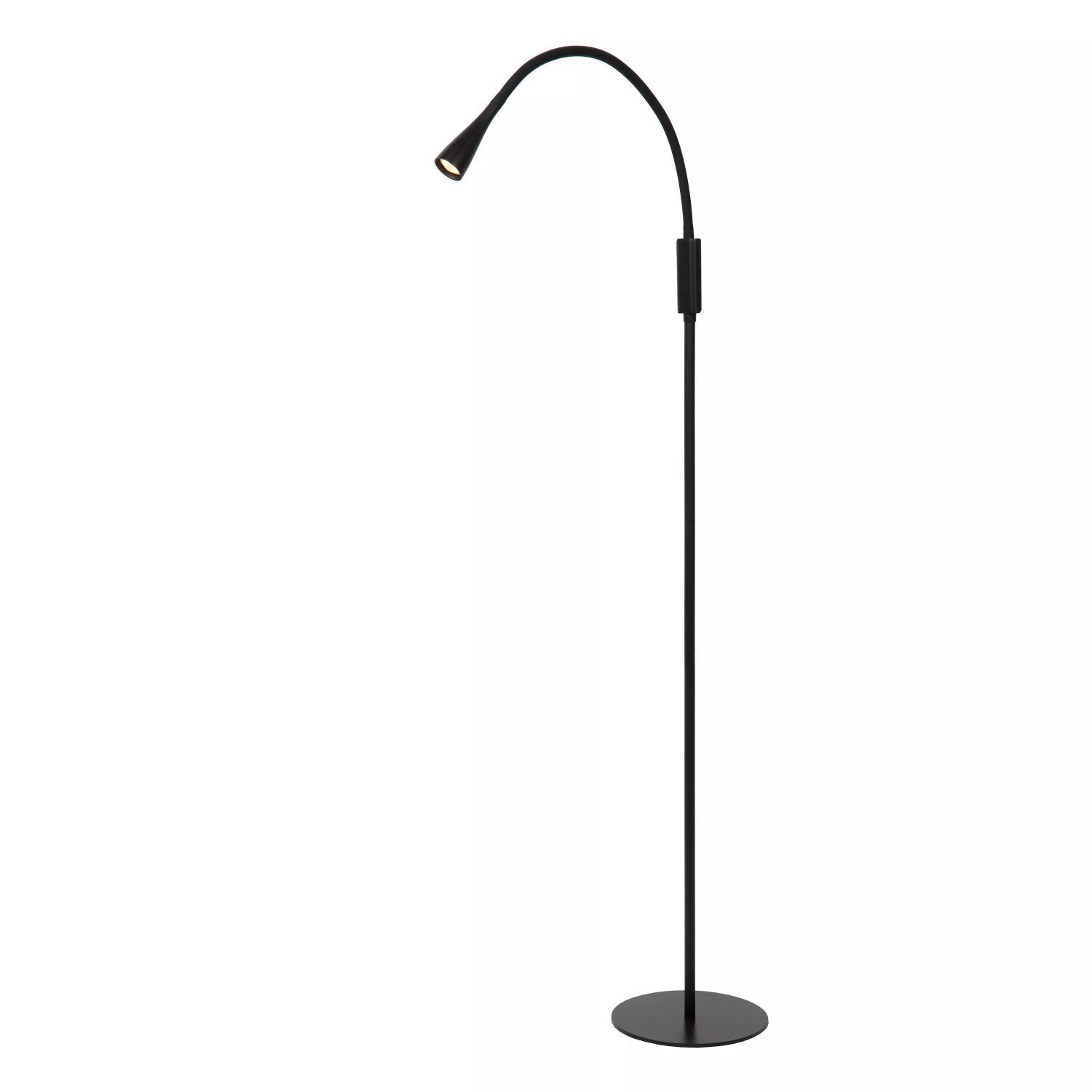 LED Stehlampe Schwarz dimmbar 145 cm 3000 K verstellbar Lampe, Elektrisches Gerät, Mikrophon