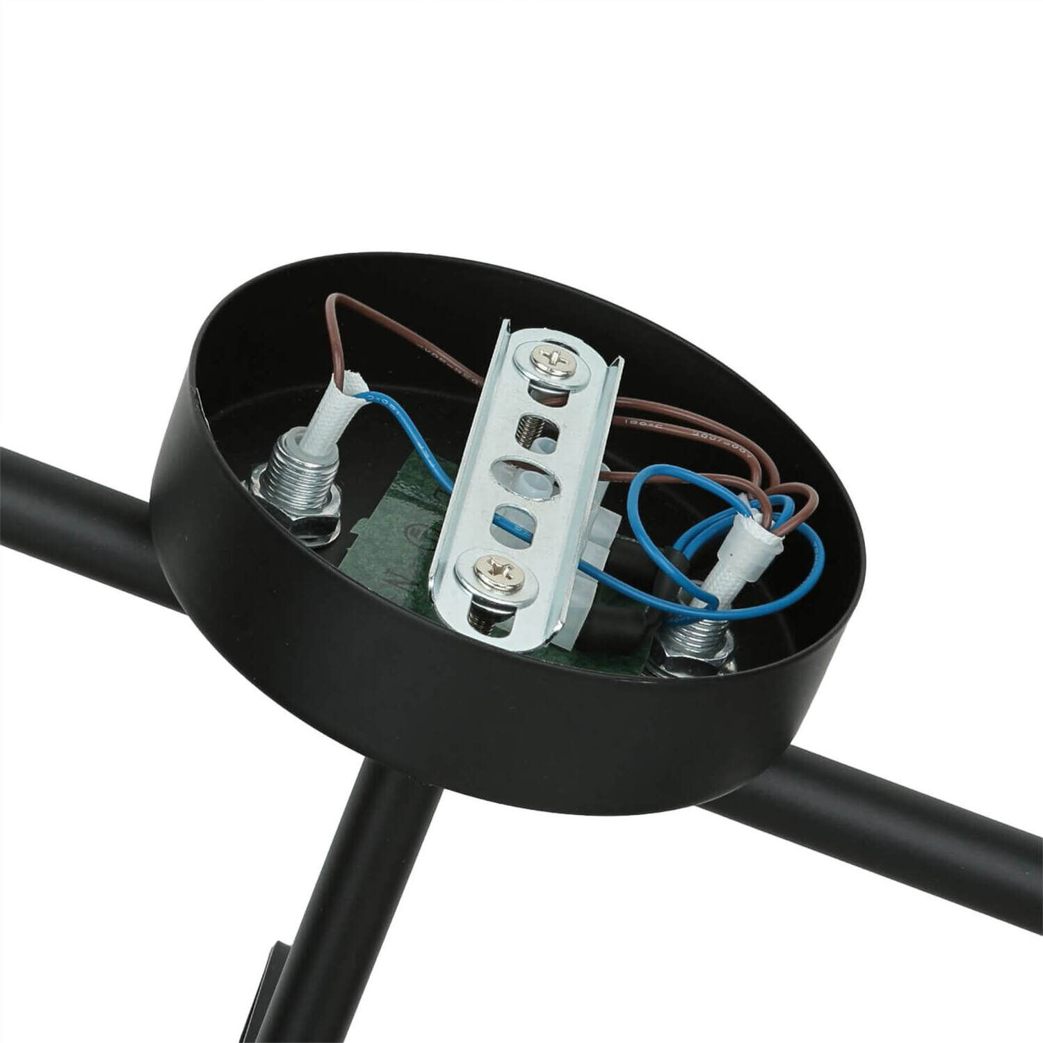 Deckenstrahler Schwarz Metall E14 Retro Wohnzimmer Deckenstrahler Schwarz Metall E14 Retro Wohnzimmer