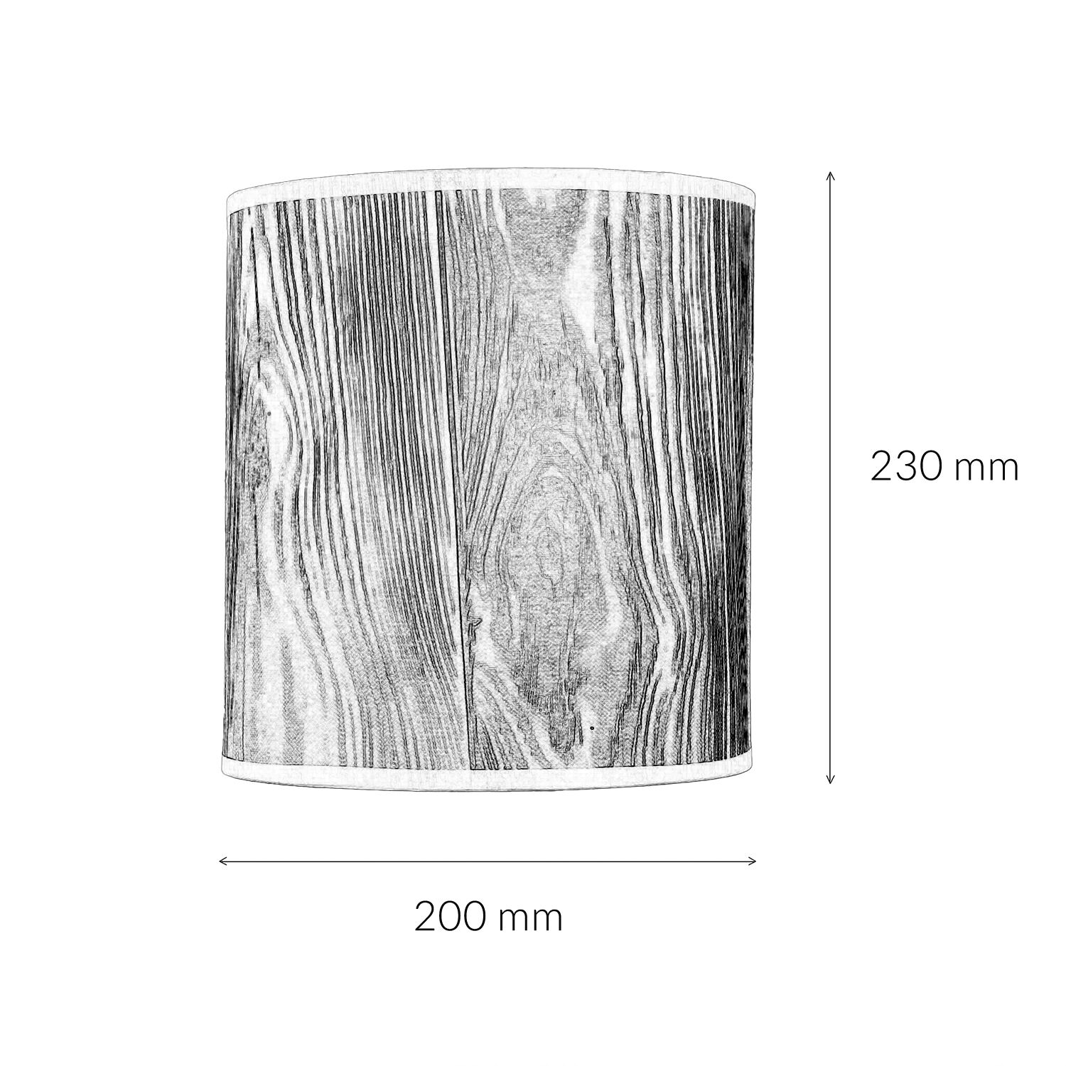 Stoff Wandlampe ALICE Lila Holz Optik Loft Design E27 Lampe, Lampenschirm