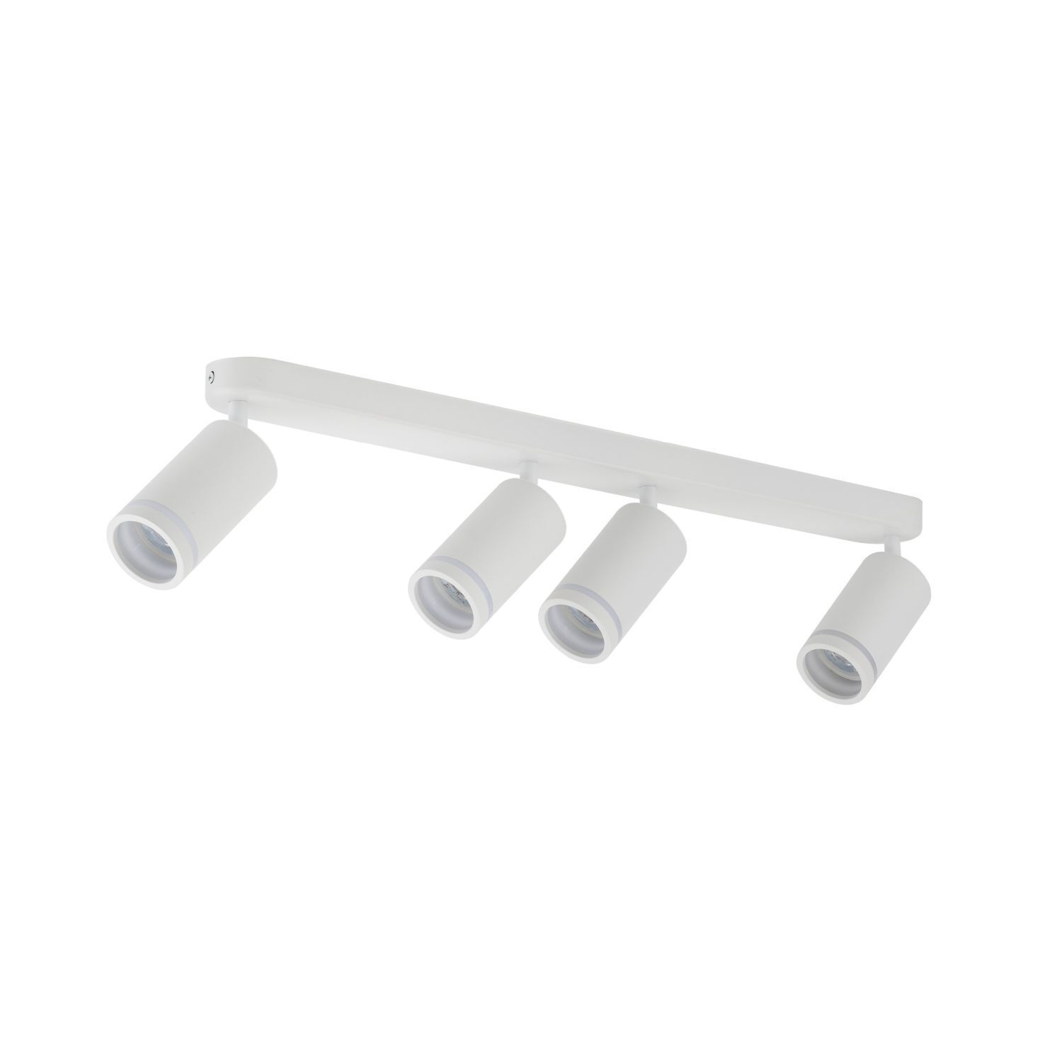 Deckenstrahler Weiß 4-flammig 74 cm lang Metall GU10