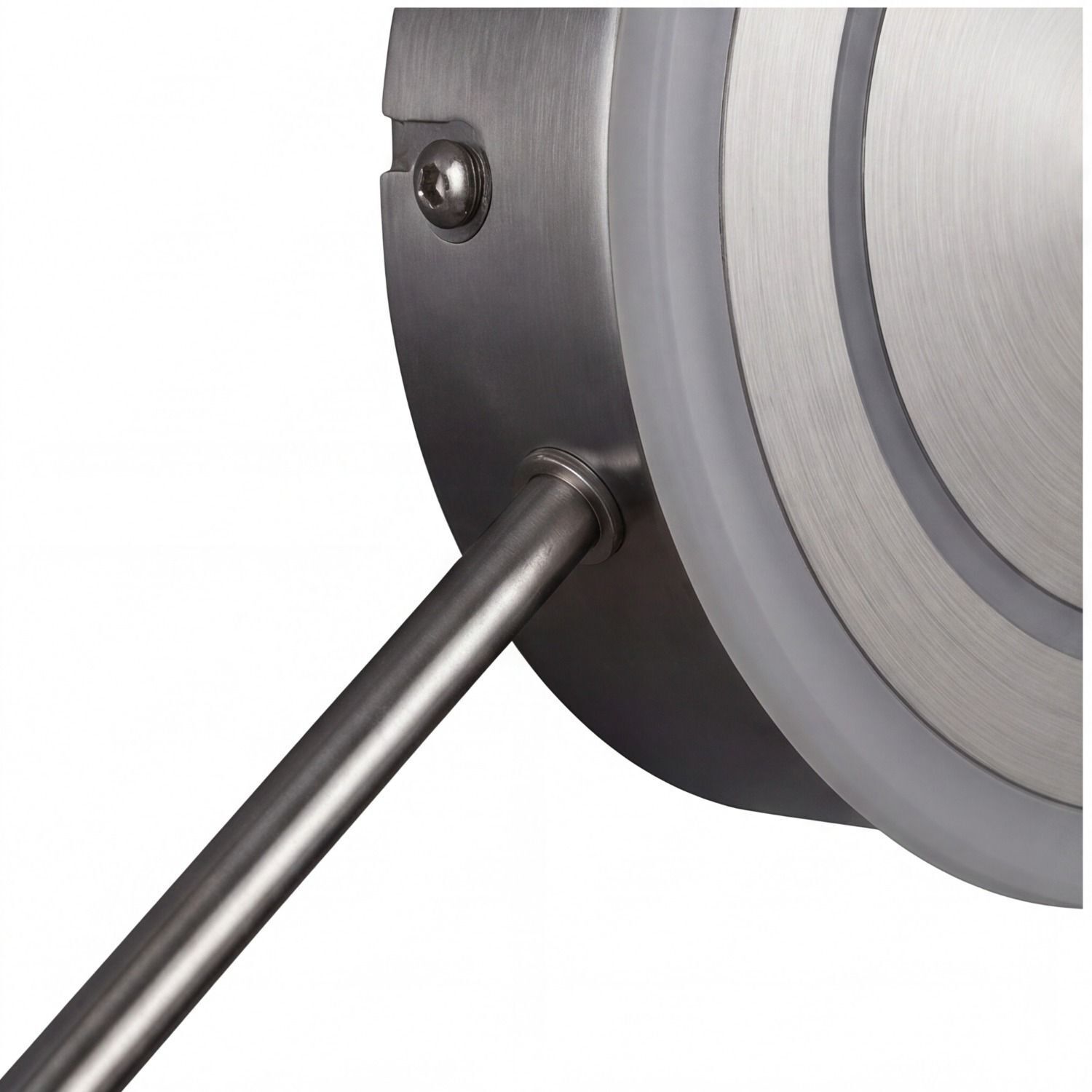 Edelstahl, drehsicherer Griff, runder Schneide, industrielles Werkzeug, Metalloberfläche