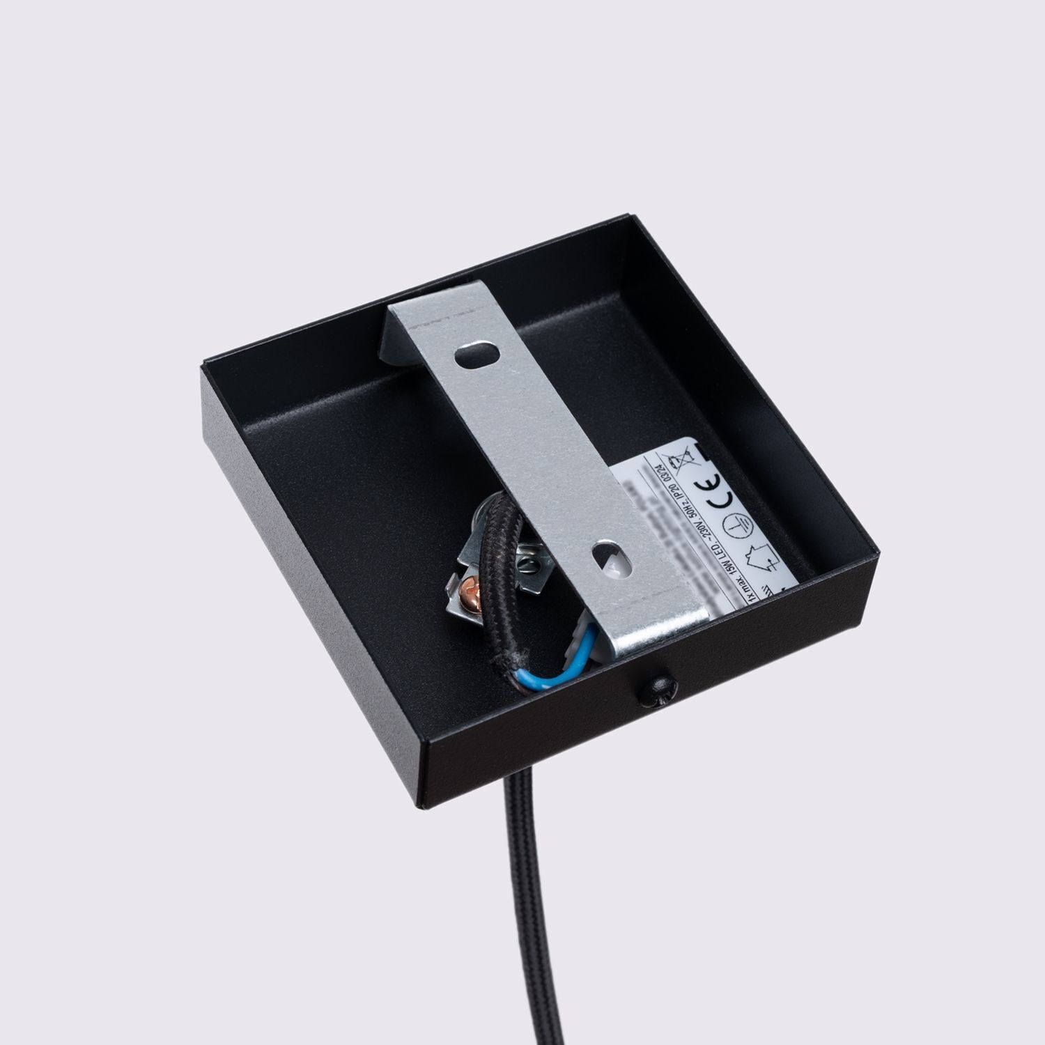 Hängelampe Modern Schwarz schmal B: 8 cm H: max. 118 cm GU10 Adapter, Elektronik