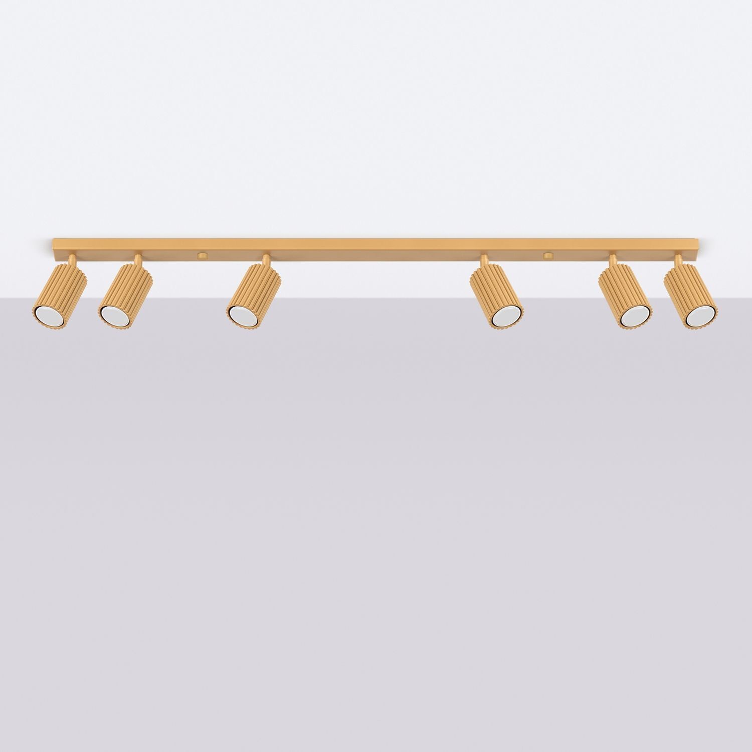 Deckenlampe groß 117 cm lang 4-flammig GU10 in Gold Modern
