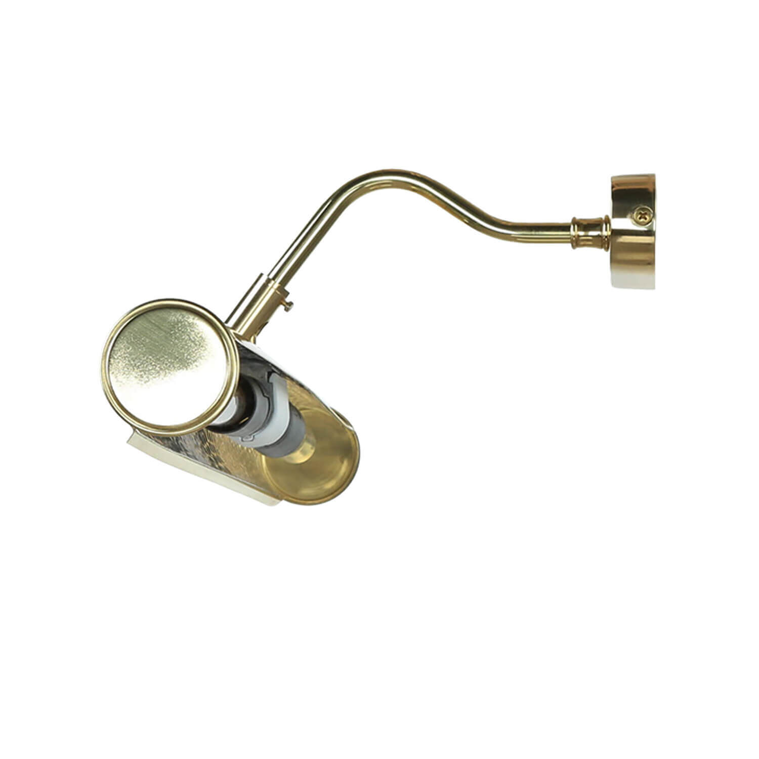 Bilderleuchte Messing B: 40 cm 2x E14 schwenkbar Beleuchtung, Zimmer, Duscharmatur, Lampe, mikrofon