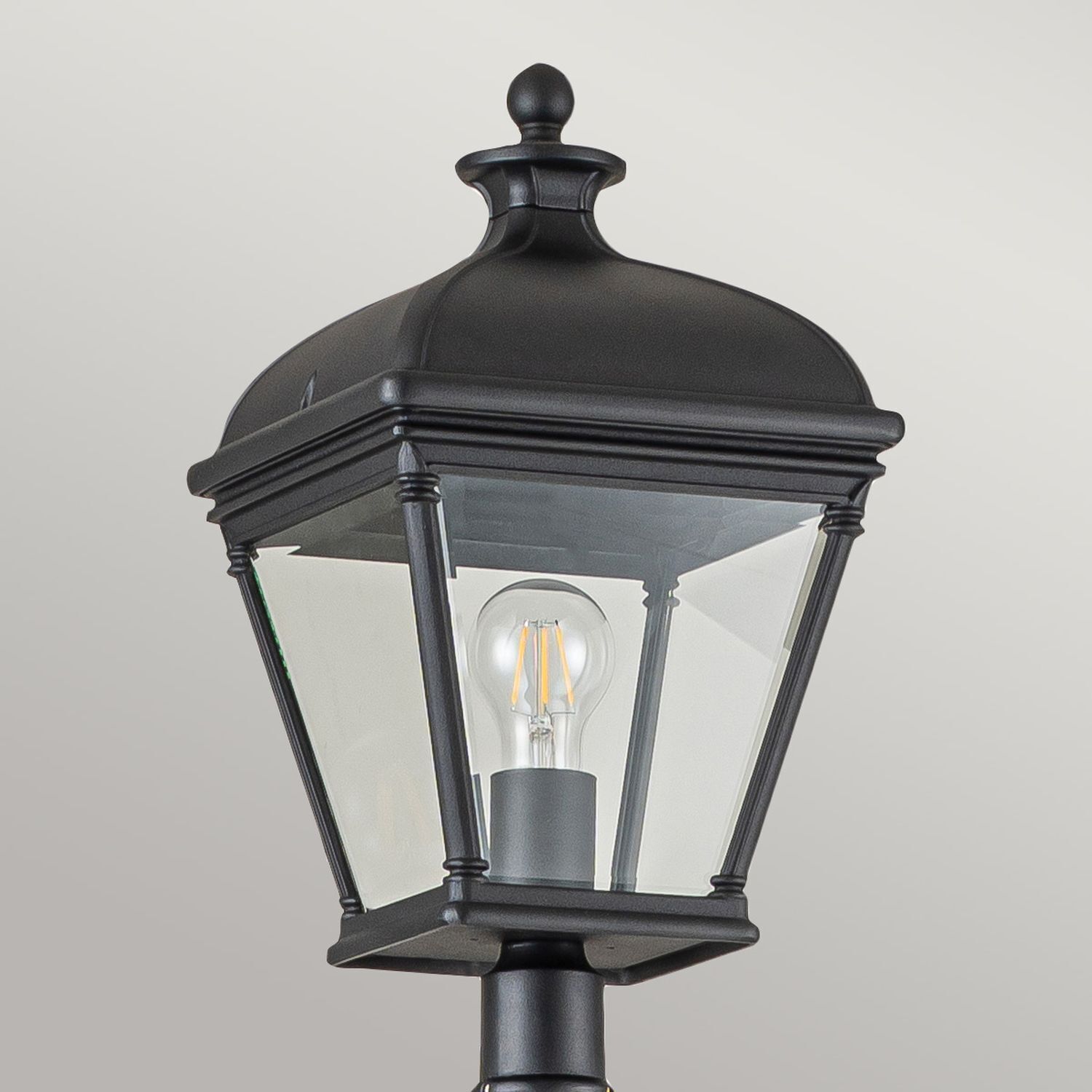 Mastleuchte 216,4 cm IP44 Vintage Schwarz E27 Garten Weg