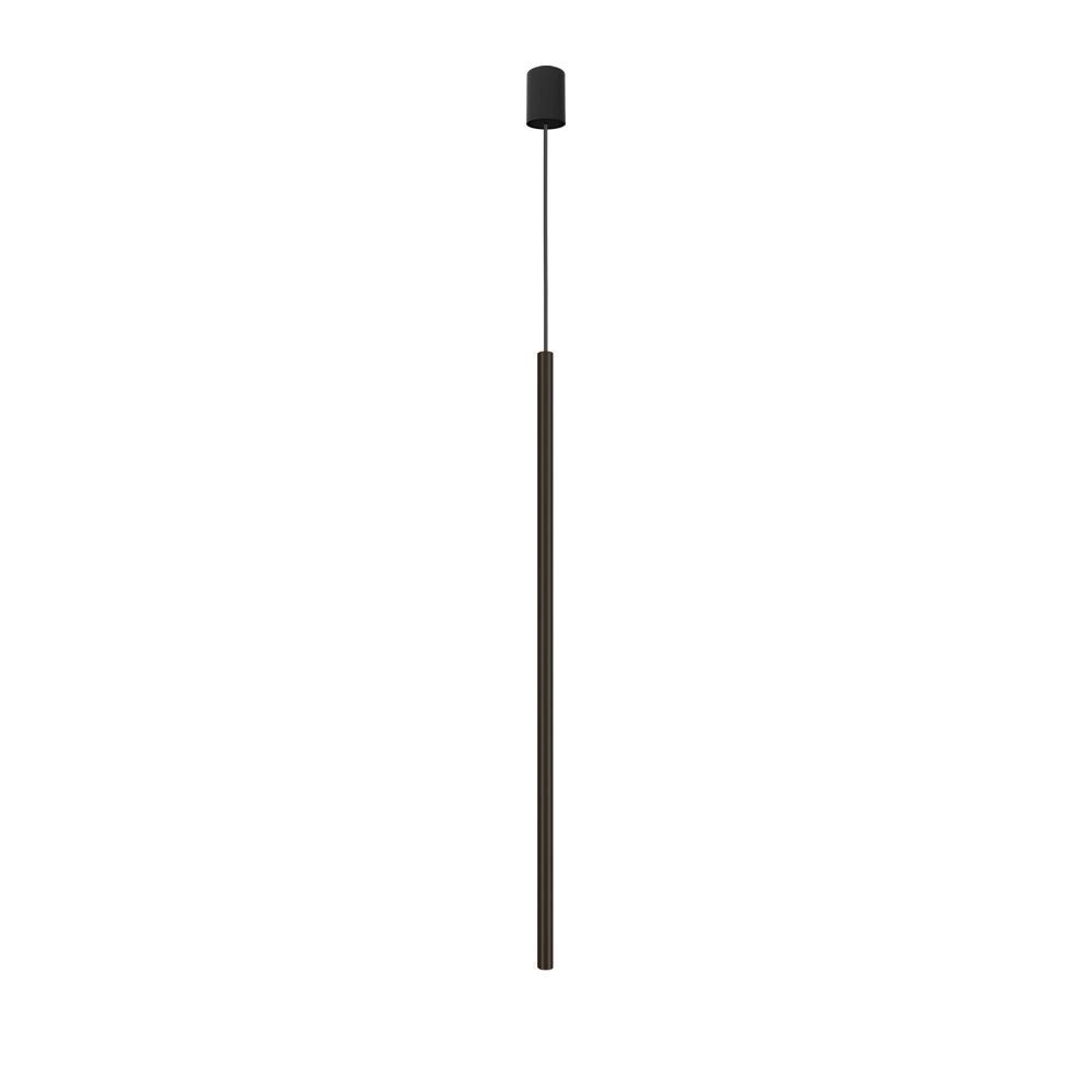 Schwarze Pendelleuchte Metall Ø2,5cm rund stilvoll