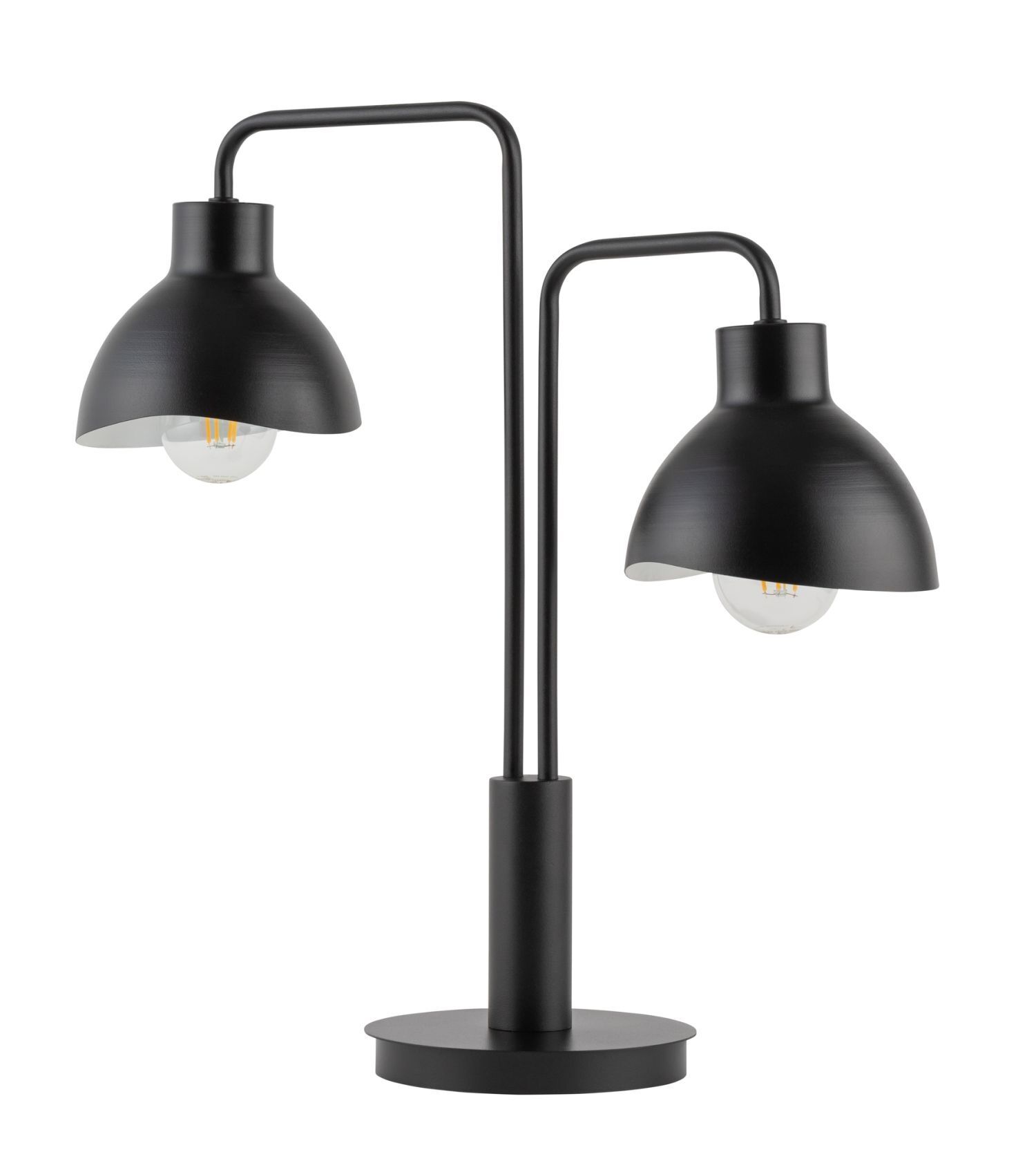 Tischlampe Metall Lesen E27 2-flammig 48 cm dekorativ