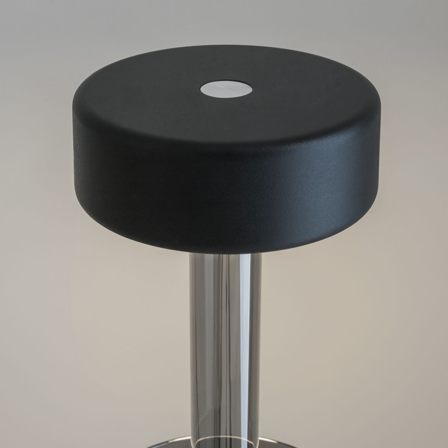 LED Tischleuchte Glas mit Dimmer Touch Funktion 34,8 cm Moebel, Eishockey-Puck, Eislaufen, Sport, Barhocker