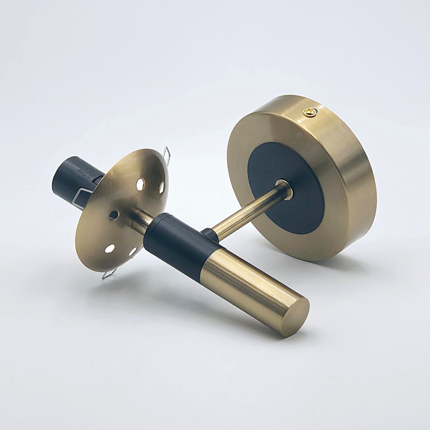 Kugel Wandlampe G9 Metall Glas blendarm T:19 cm in Gold Bronze, Spule, Maschine, Rotor, Spirale