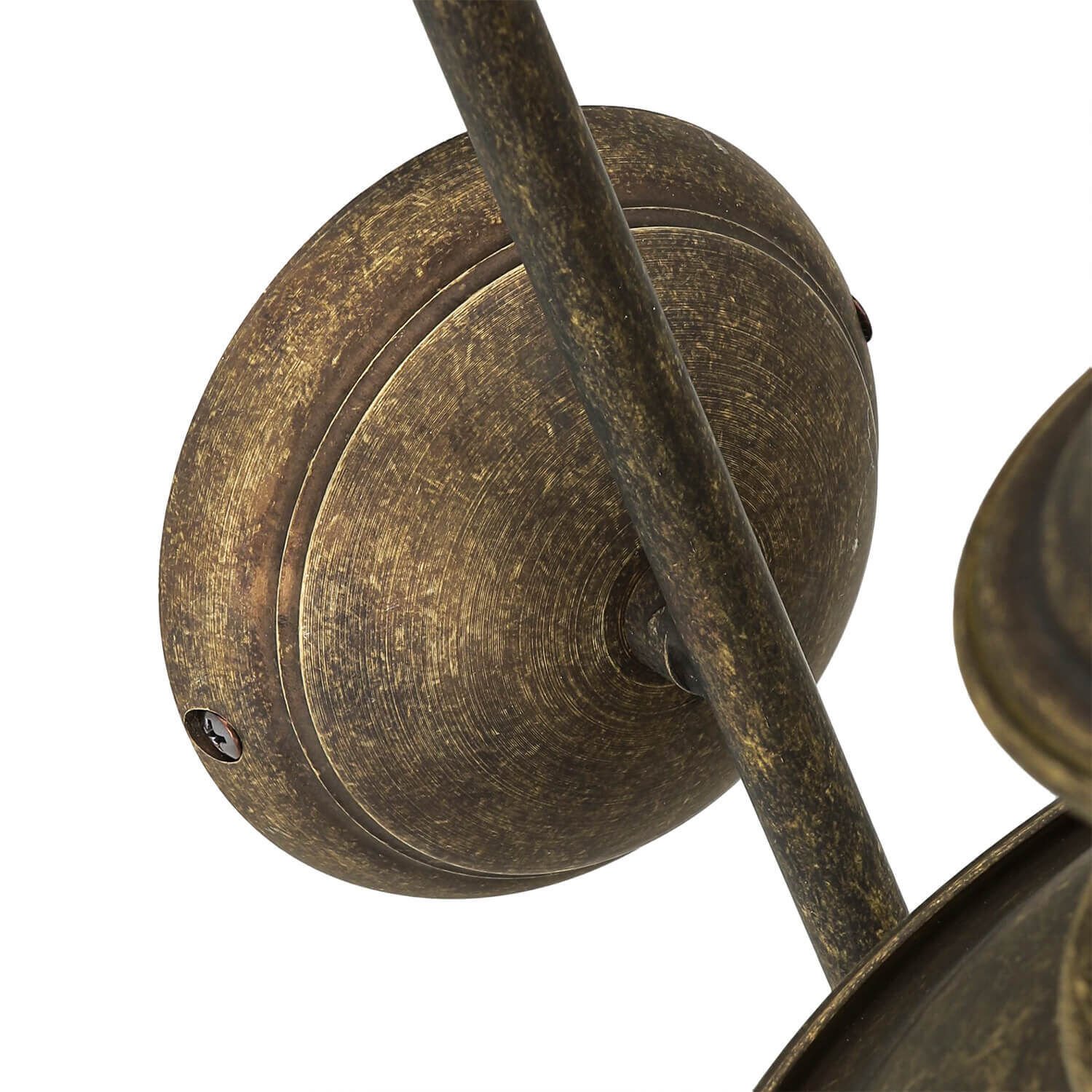 Wandleuchte Echt-Messing in Bronze Antik Al Mare Bronze