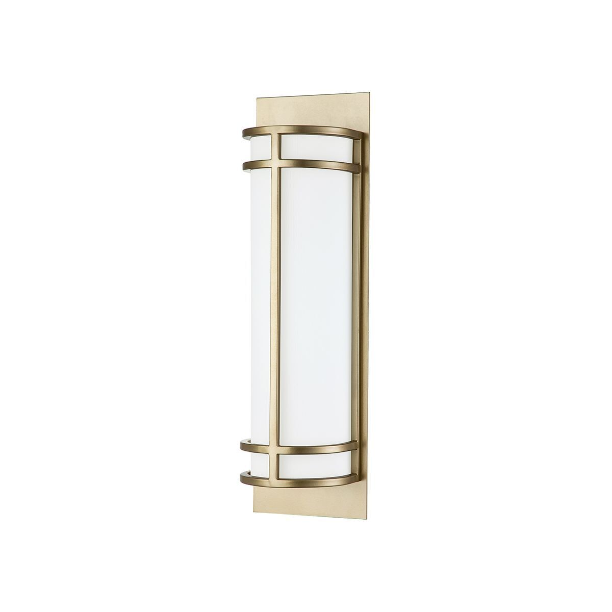 Wandleuchte 2x E27 in Messing Creme Glas Metall SHOJI Leuchte, Lampe