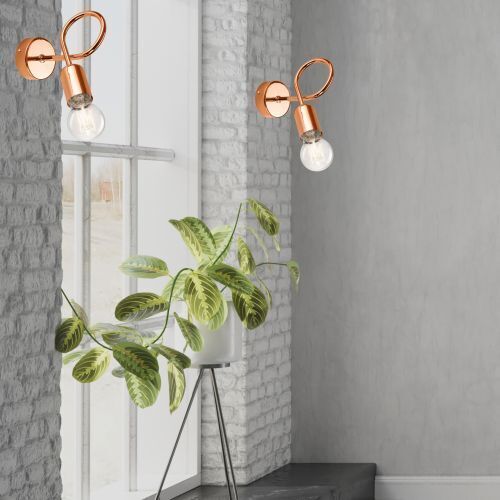 Wandleuchte MADALYNN Kupfer Modern Metall Lampe