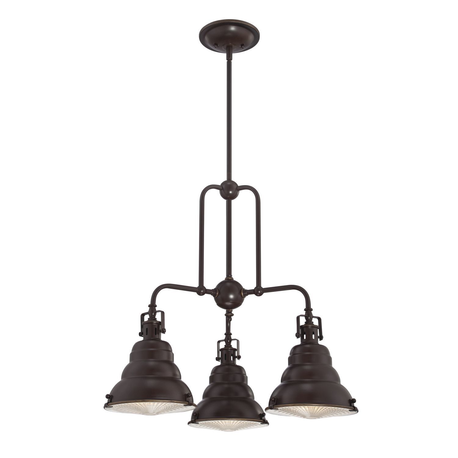Deckenleuchte Industrie Design in Bronze antik Metall