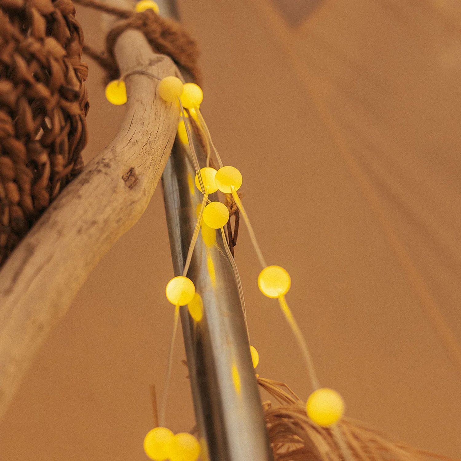 LED Solar Außenlichterkette 1800 K IP44 1 m lang Blume, Blütenblatt, Pflanze