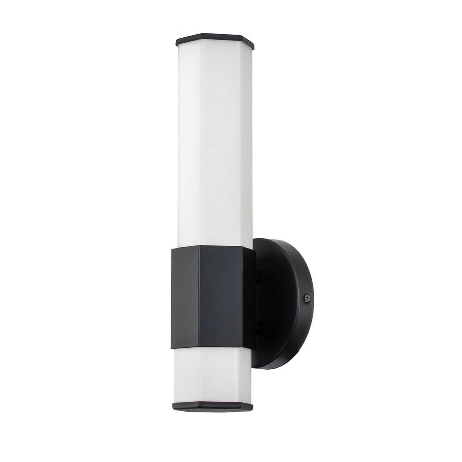 Badlampe LED Metall Glas H: 35,6 cm IP44 blendarm JORAN