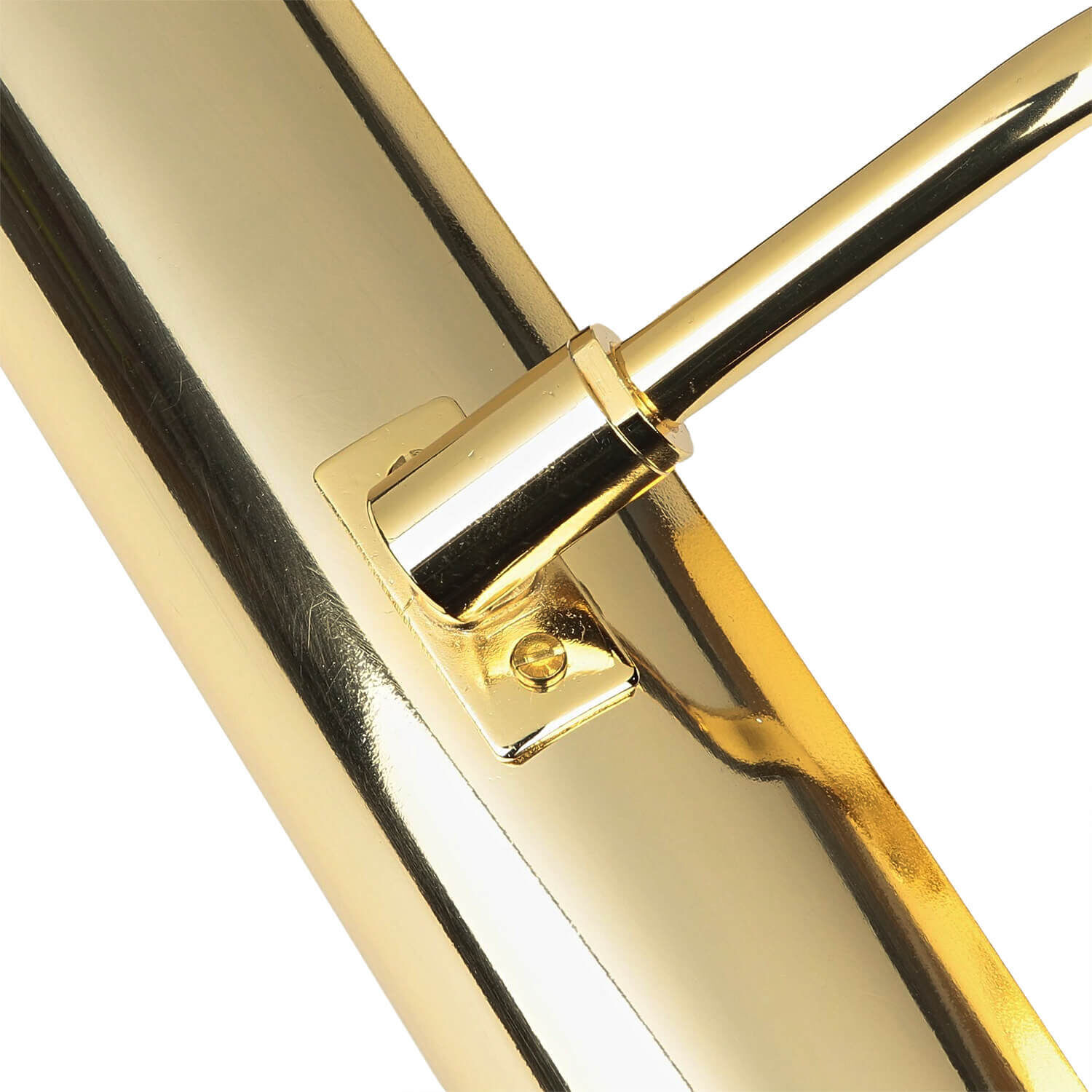 Bilderleuchte Echt-Messing Vergoldet 24K 40cm Handlauf, Griff