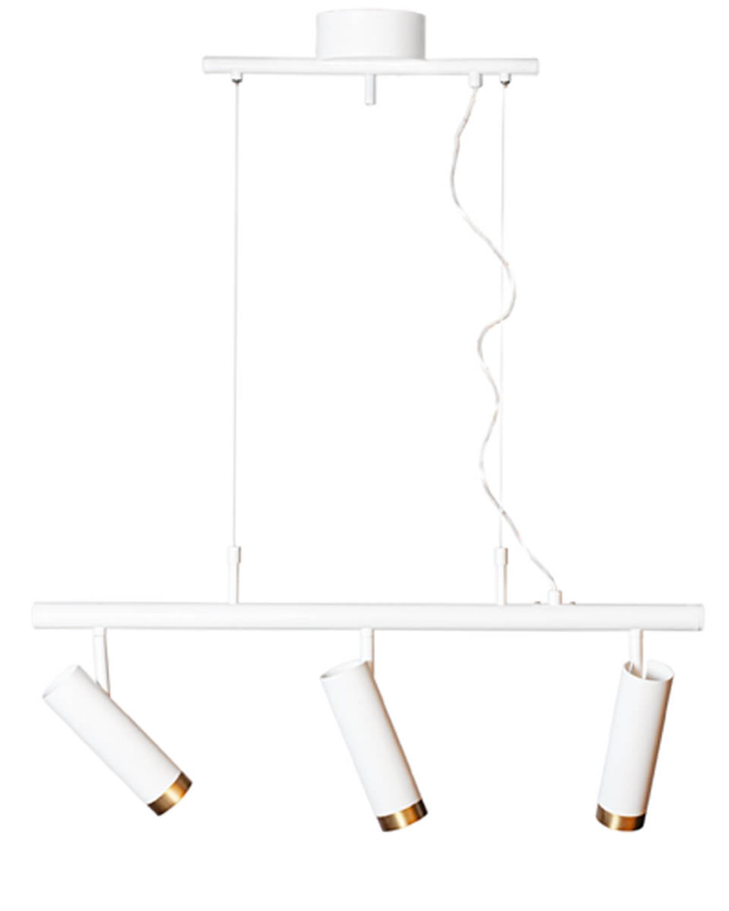 Pendelleuchte 3-flammig 80 cm breit H: max. 140 cm GU10 Lampe