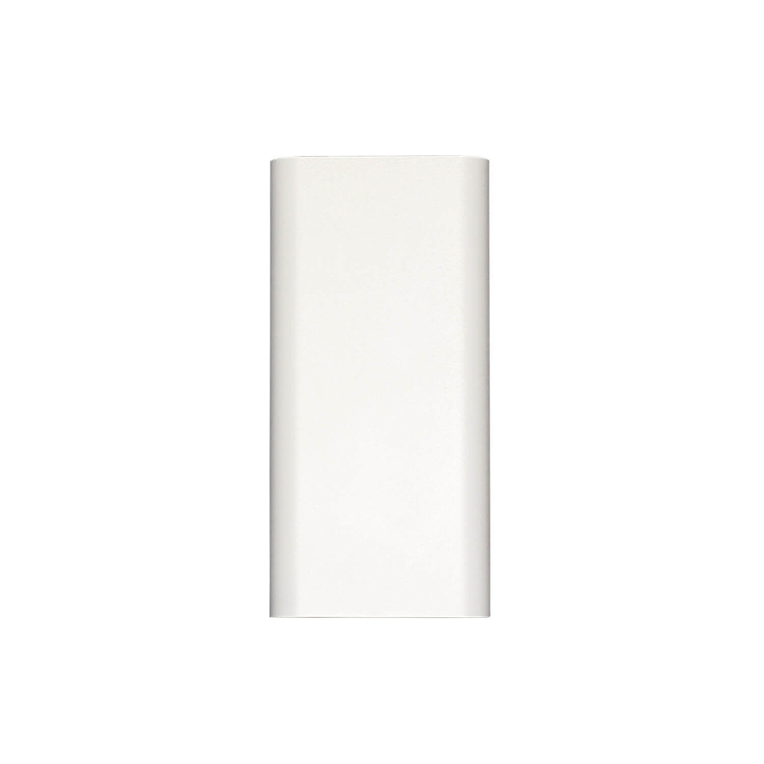 Wandleuchte BERGEN in Weiß 2-flmg Zylinder, Töpferei, Glas