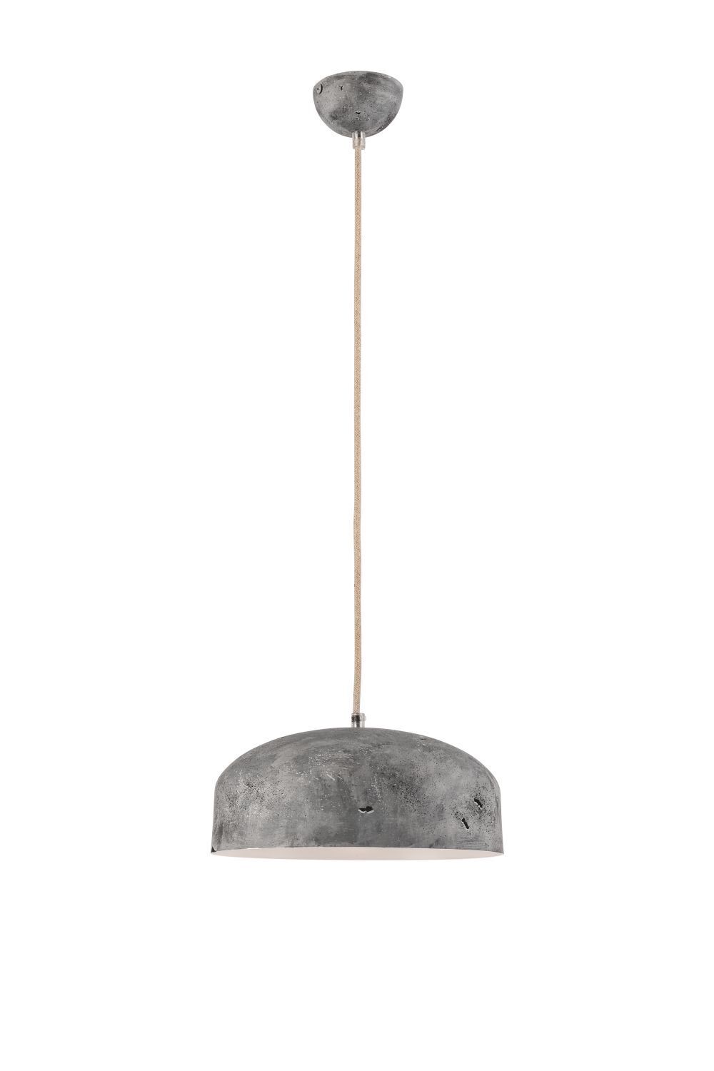 Schirm Pendelleuchte Grau Retro Esstisch Metall Lampe