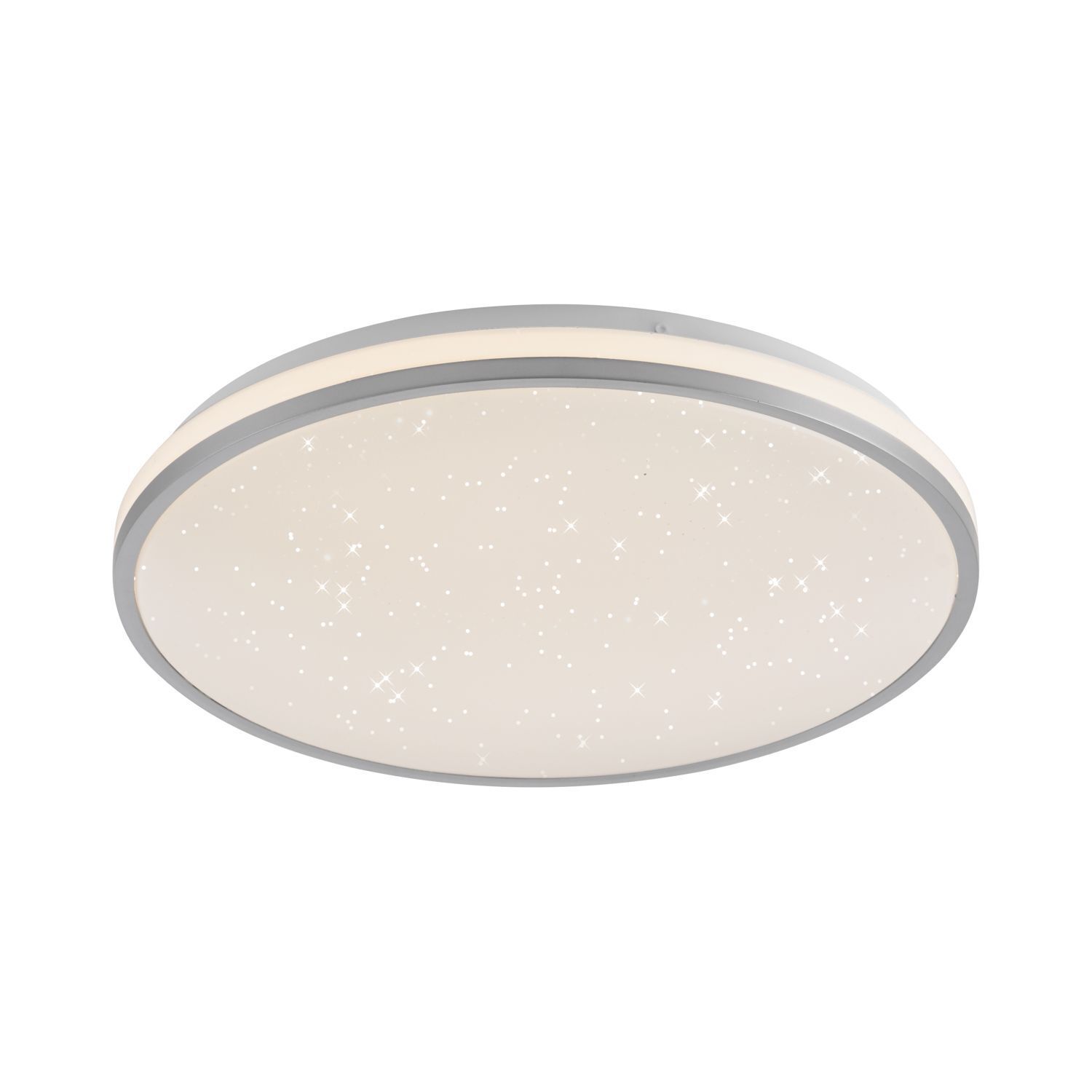 LED Deckenlampe Nachthimmel Silber Ø38 cm 20 W dimmbar