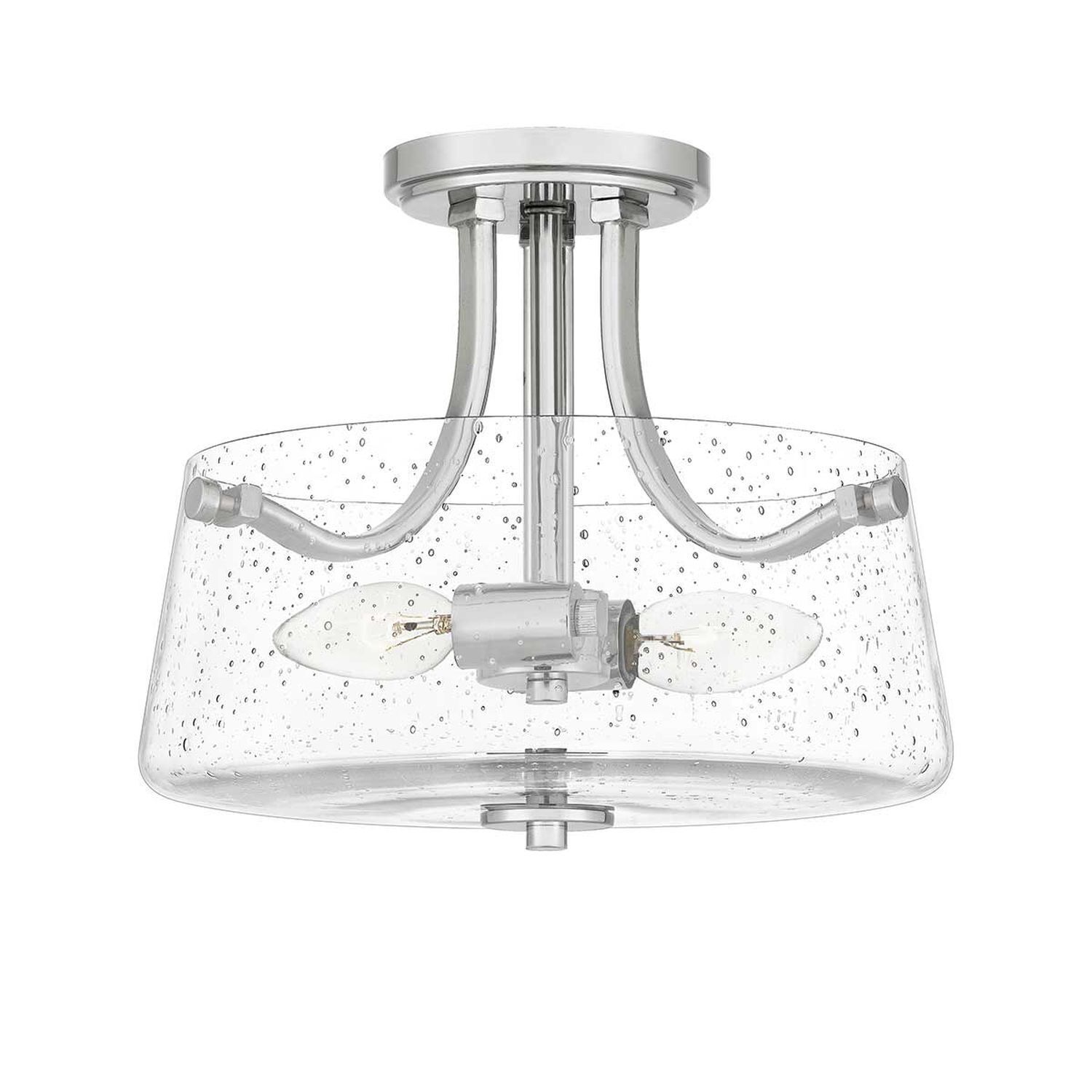 Deckenlampe Jugendstil rund Ø 31,3 cm Nickel Metall Regenglas
