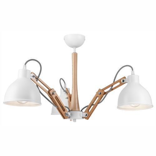 Deckenleuchte TIASIA Holz Modern Wohnzimmer