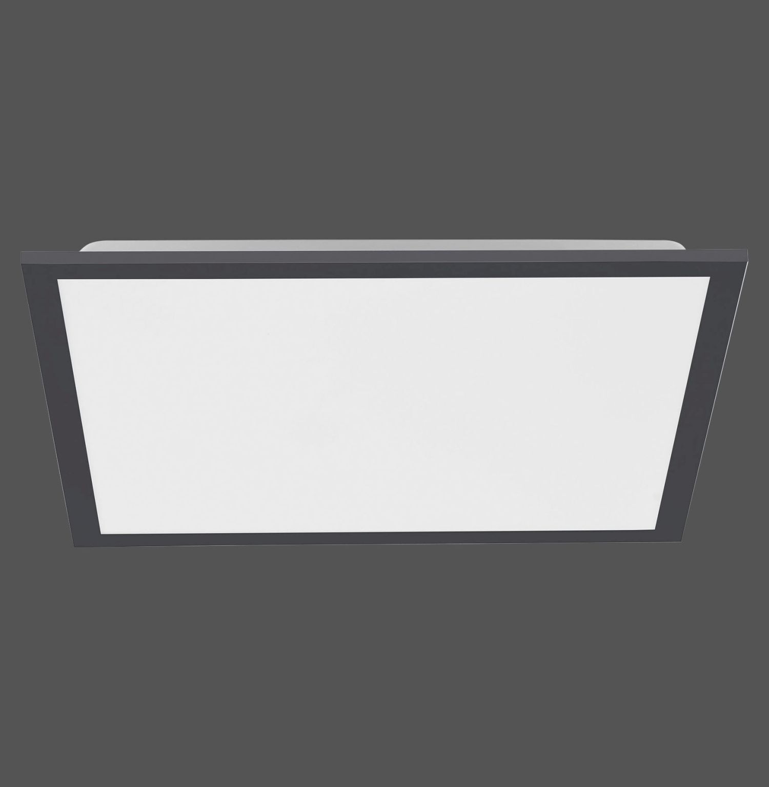 LED Deckenlampe dimmbar L:44,5 cm Fernbedienung Schwarz