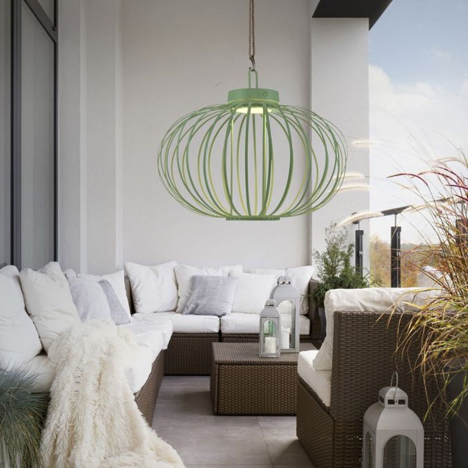 LED Akku Tischlampe IP44 Grün dimmbar Touch 2 W 37 cm Moebel, Wohnzimmer, Zimmer, Dekoration für Zuhause, Couch