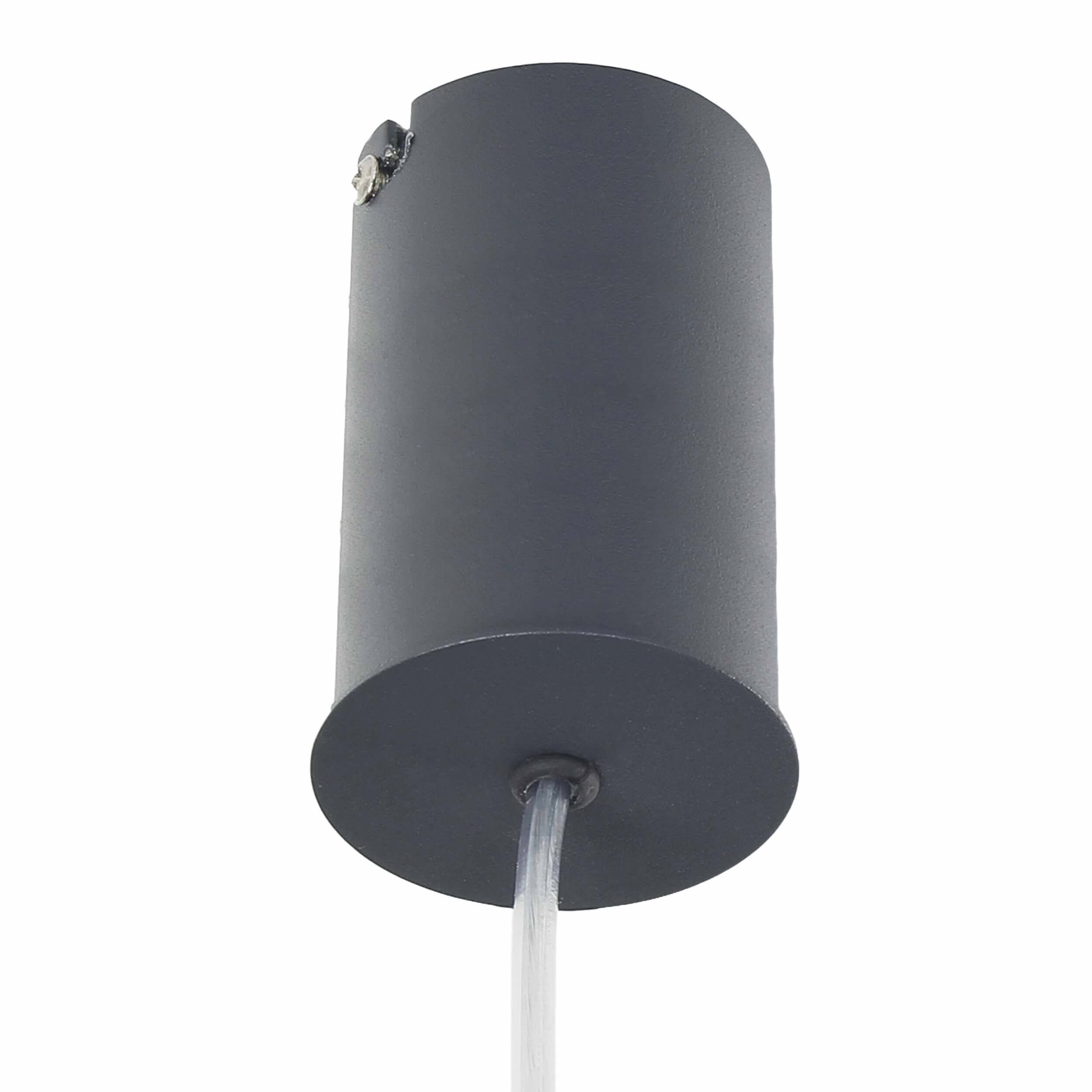Moderne Pendelleuchte in anthrazit 40/120 cm