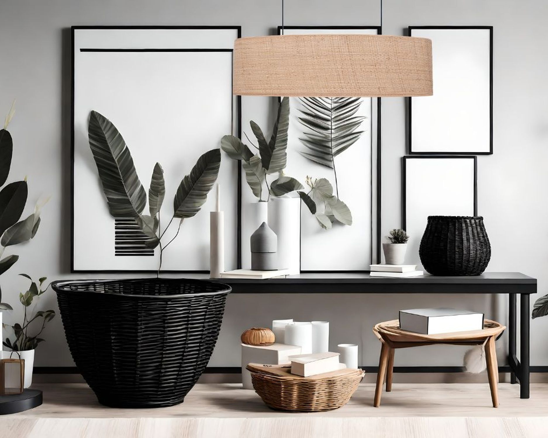 wohnzimmereinrichtung, dekorative-objekte, pflanzen-deko, eingangsbereich, rettungs-gestell