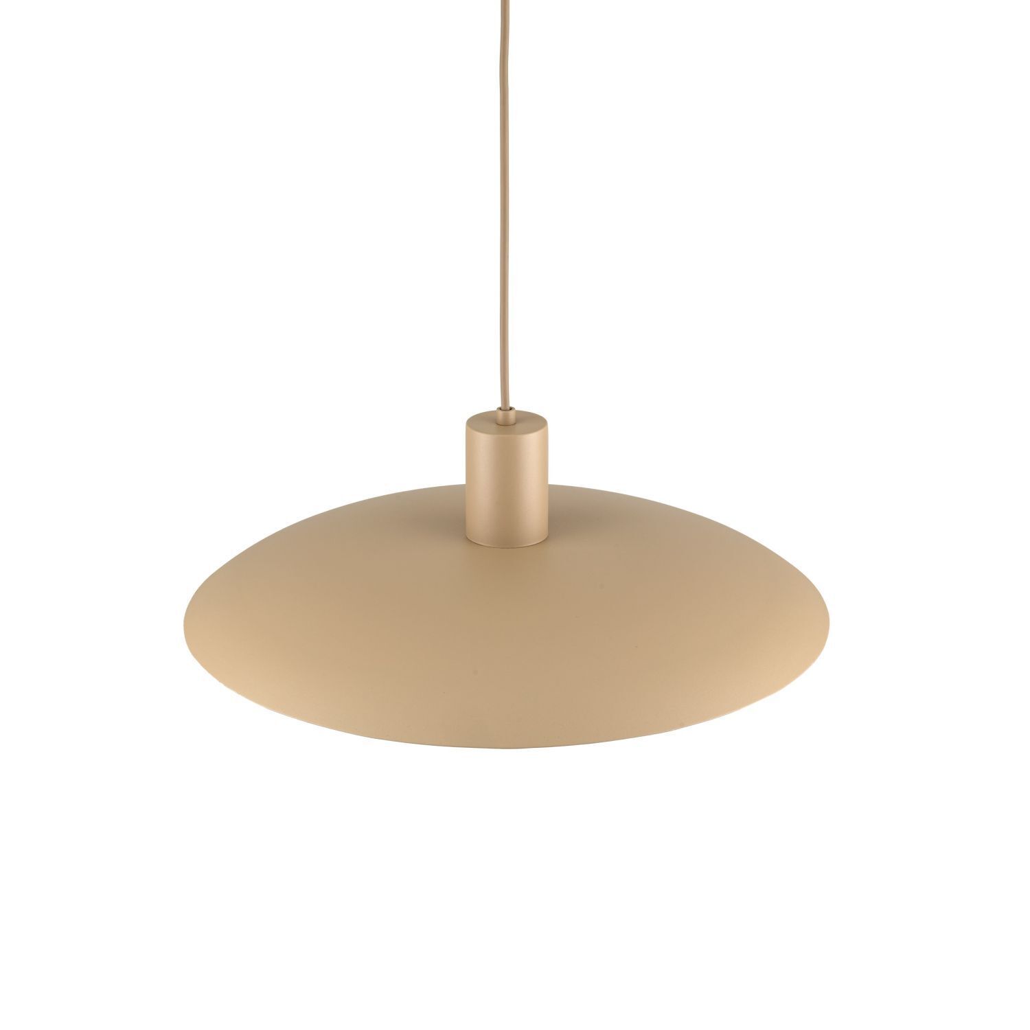 Runde Hängelampe Metall Sandgrau Ø41 cm E27 Loft