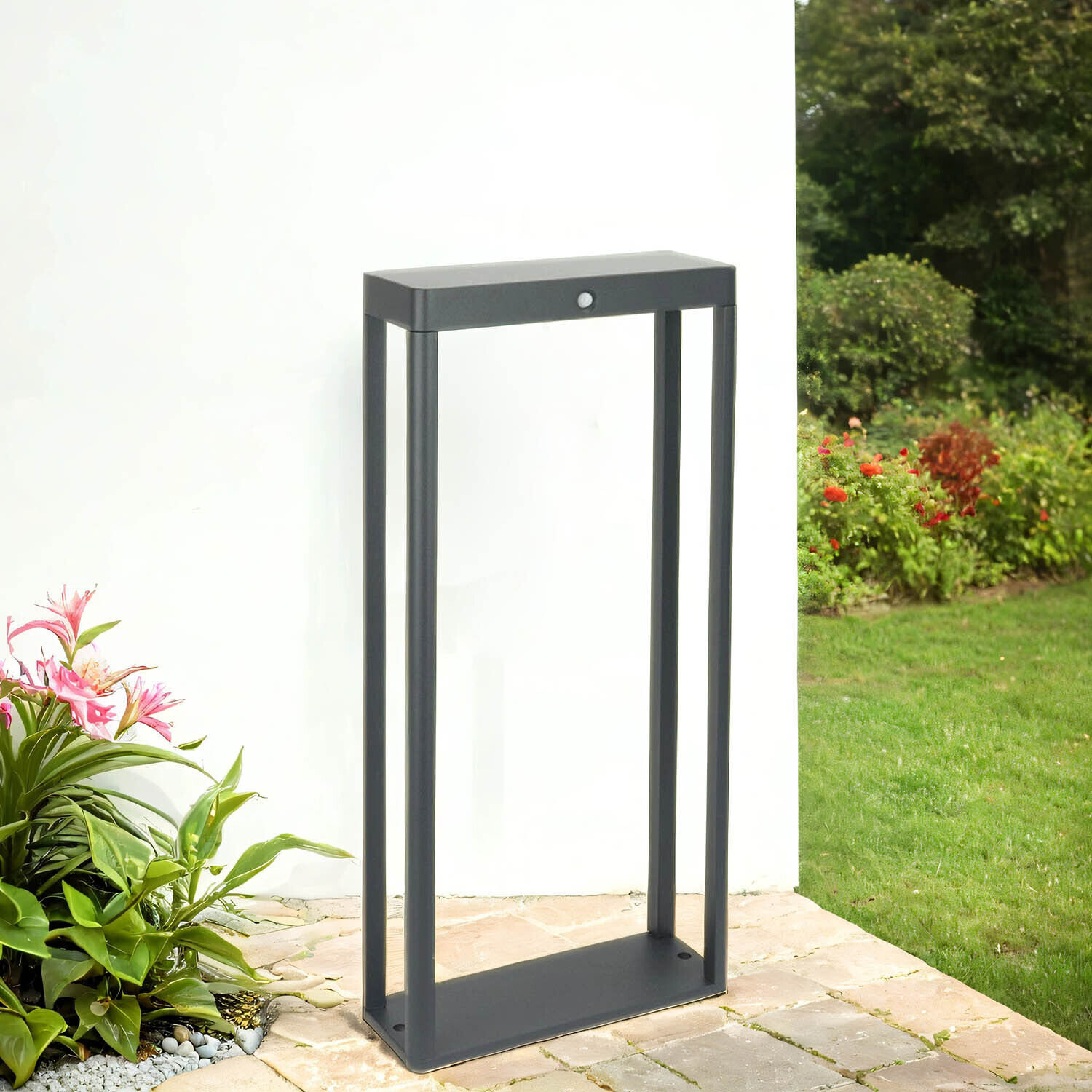 Energieeffiziente LED Solarleuchte IP65 2 W Dunkelgrau Energieeffiziente LED Solarleuchte IP65 2 W Dunkelgrau