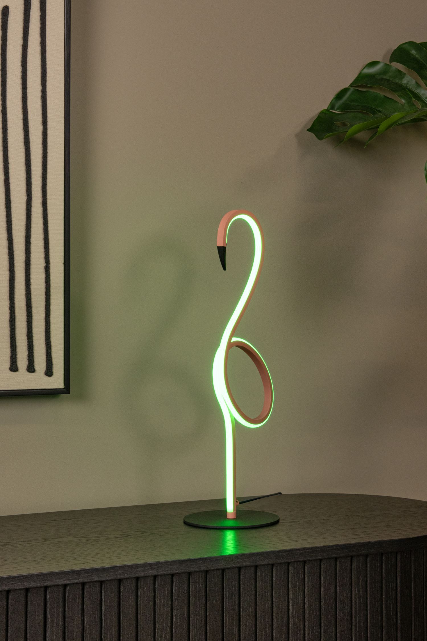 neonleuchte, flamingo, lampe, LED, dekorationelle lampe