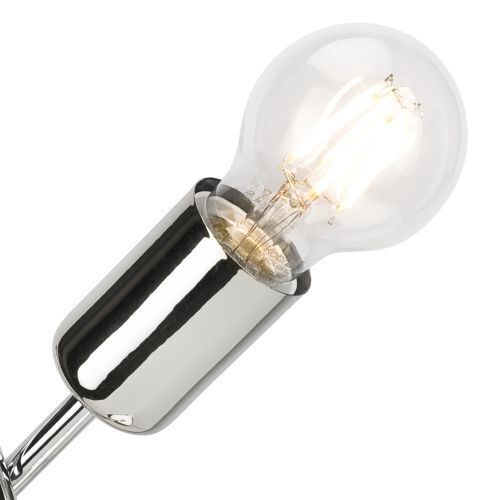 Tischlampe MADALYNN Chrom Modern H:32cm Metall