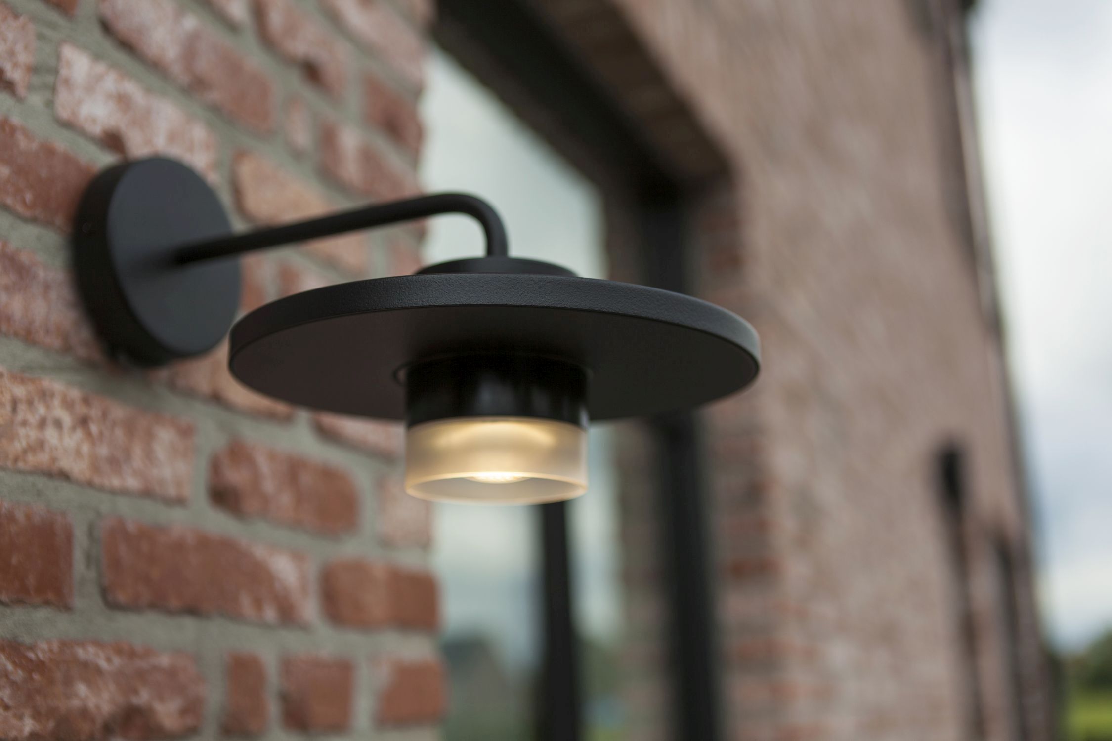 LED Wandlampe außen Aluminium B:24 cm 7 W IP54 Schwarz LED Wandlampe außen Aluminium B:24 cm 7 W IP54 Schwarz