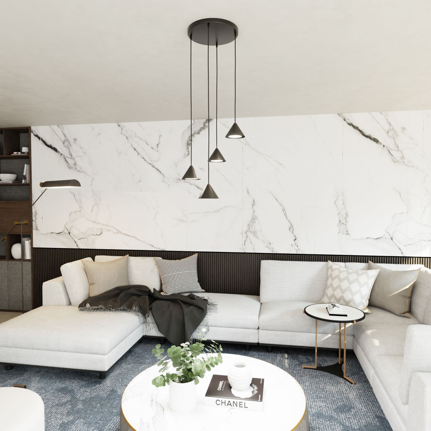 Dekoration für Zuhause, Wohnzimmer, Innenarchitektur, Couch, Tabelle