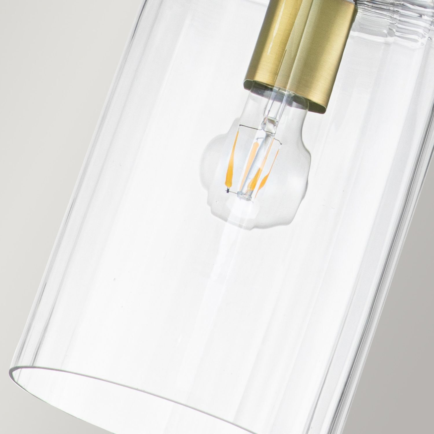 Hängelampe Glas Metall E27 17,8 cm breit Art Déco