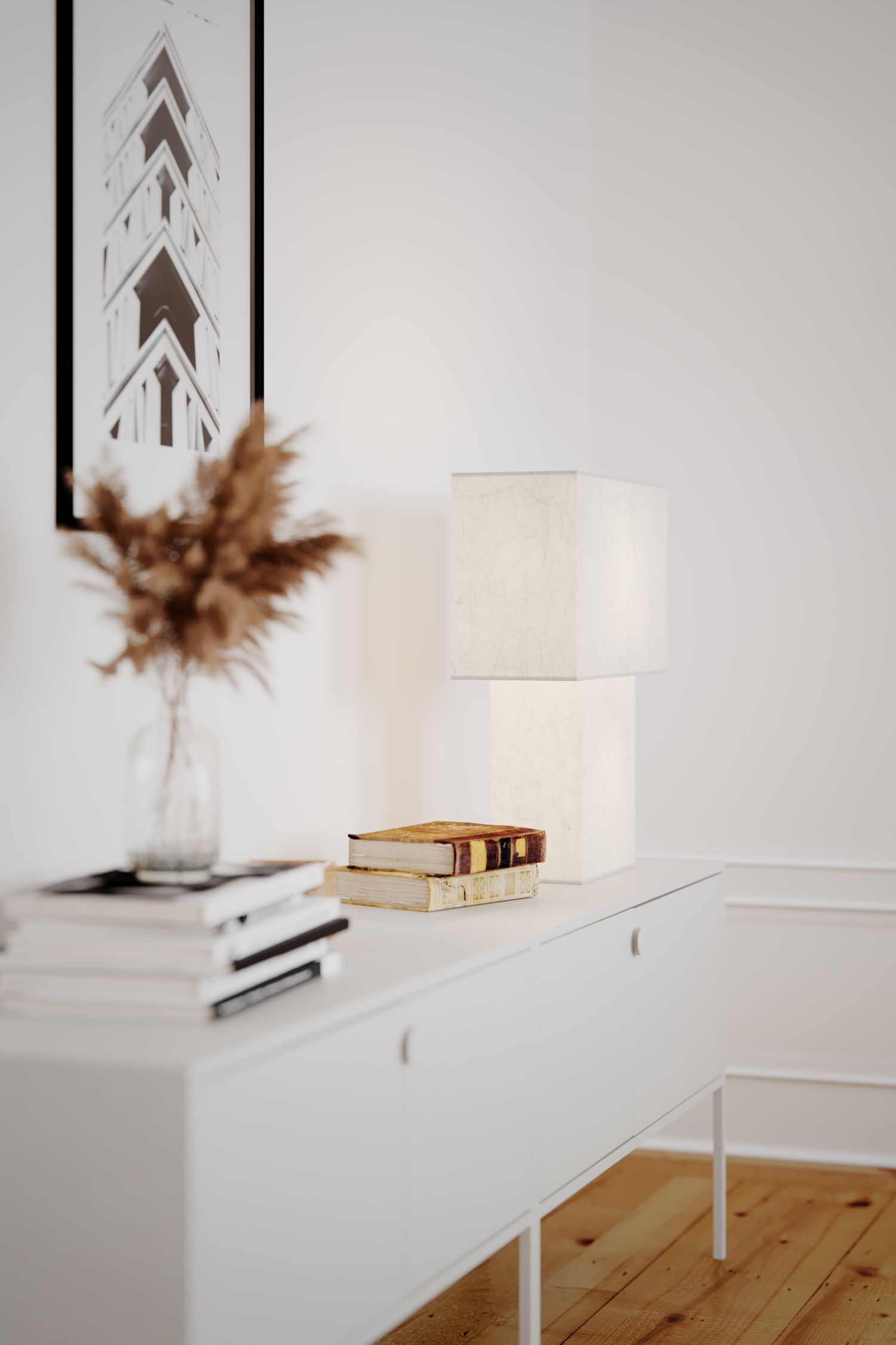 Innenarchitektur, Lampe, Tabelle, Anrichte, Ecke