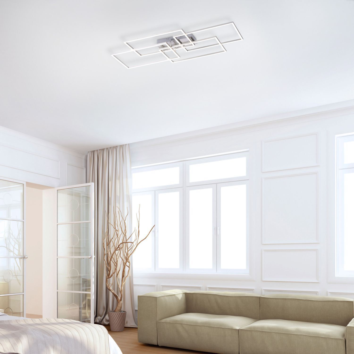 LED Deckenleuchte in Stahl L:95 cm 2700-5000 K drehbar