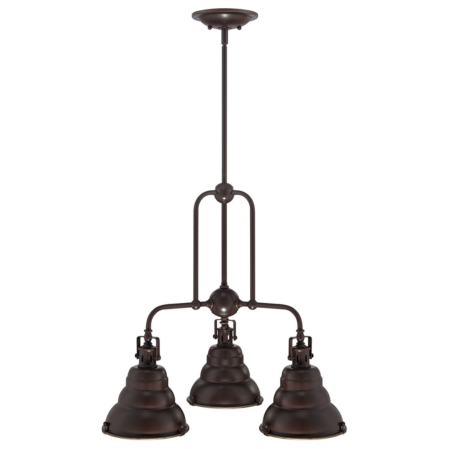 Deckenleuchte Industrie Design in Bronze antik Metall