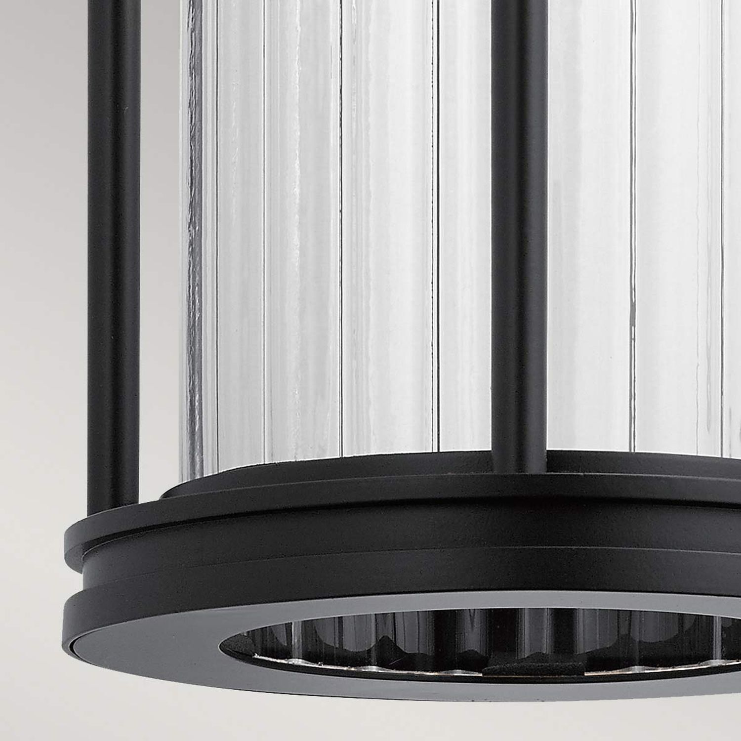Wandleuchte außen IP44 40,6 cm hoch Aluminium Glas E27
